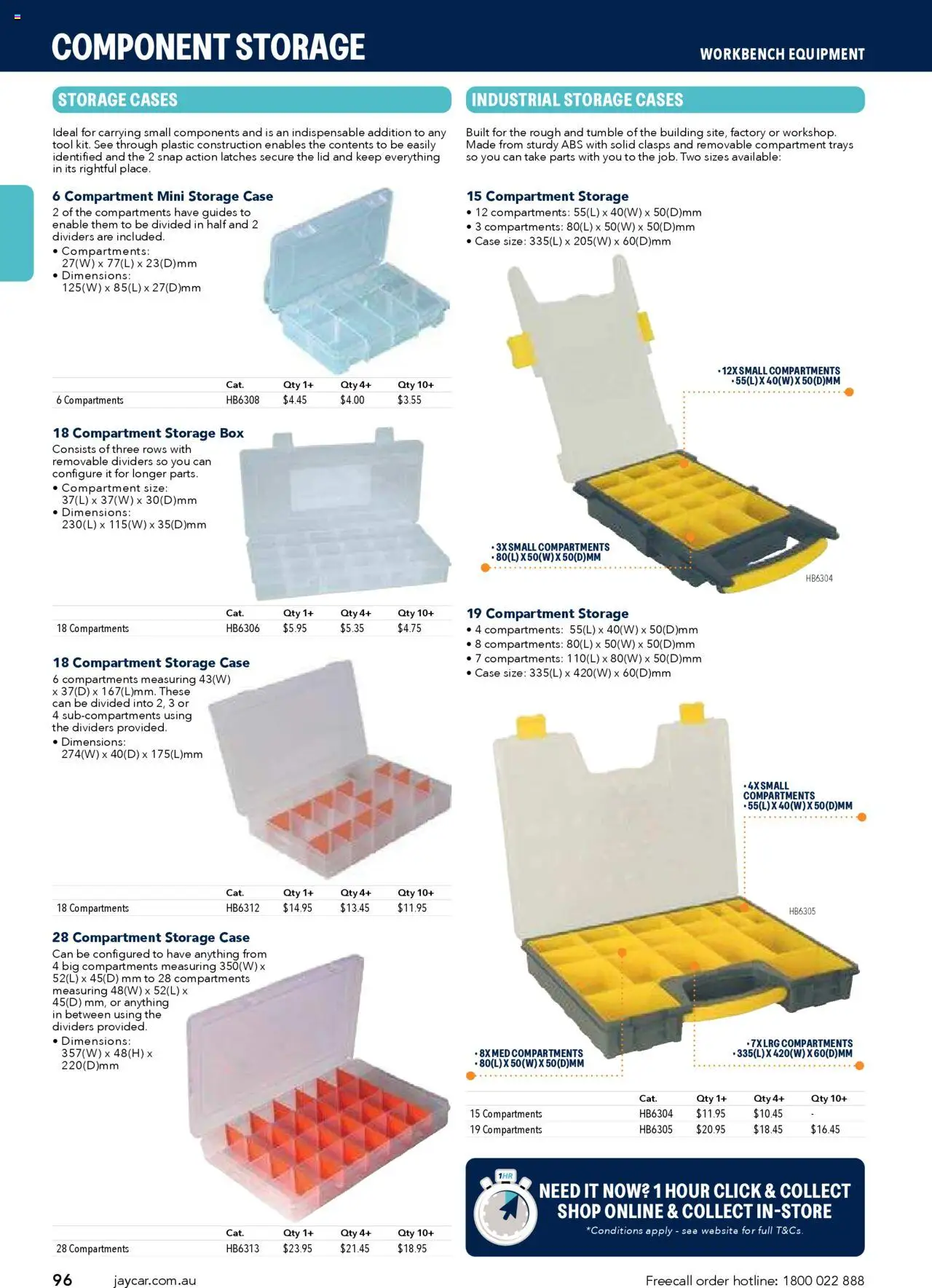 Jaycar catalogue - valid from 09/07/2025 | Page: 96 | Products: Box, Storage box, Case