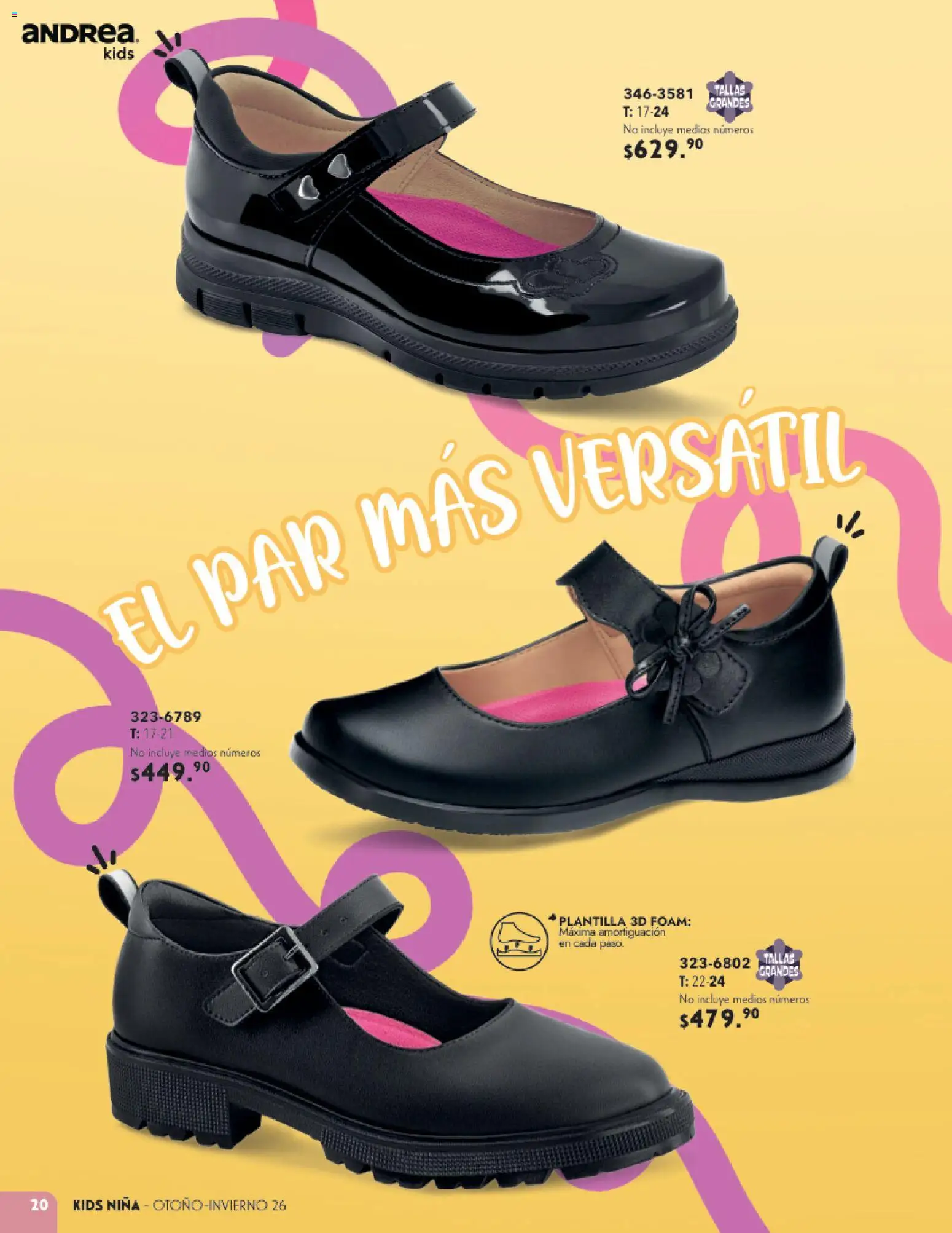Nuevas ofertas de Andrea válidas en toda la República Mexicana desde el 23/08/2026. ¡Encuentra las mejores ofertas en Andrea catálogo Infantil! | Página: 20