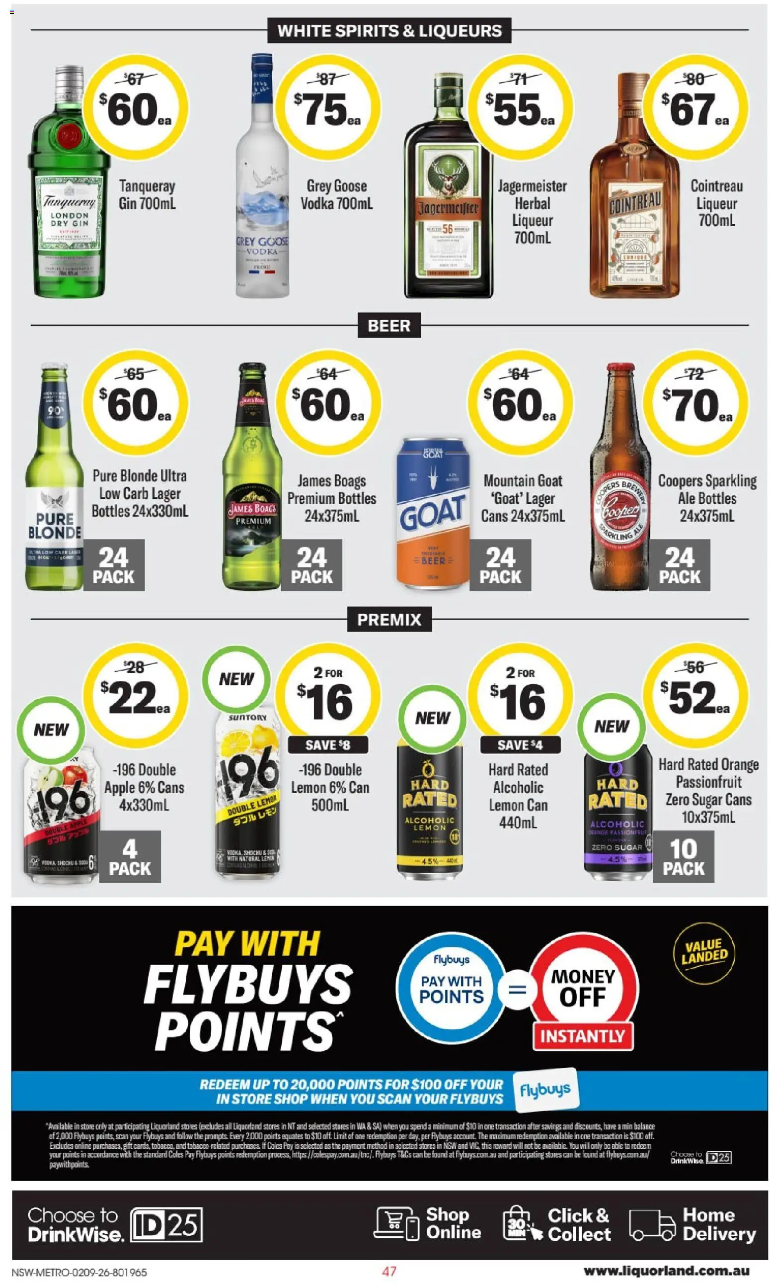 Liquorland catalogue - valid from 02/09/2026 | Page: 2 | Products: Grey Goose, Beer, Vodka, Sugar