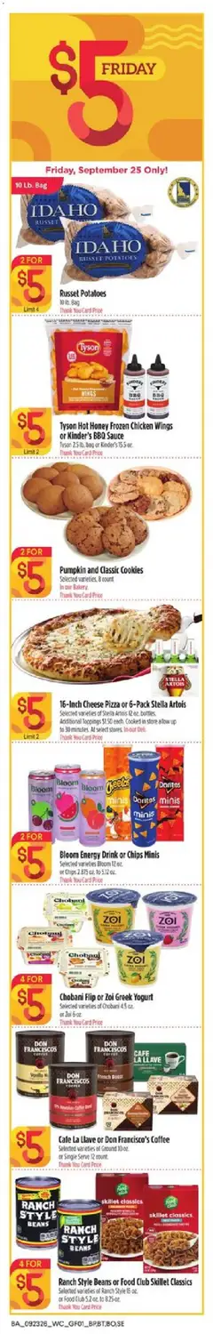 Preview of Basha's weekly ads valid from 09/23/2026