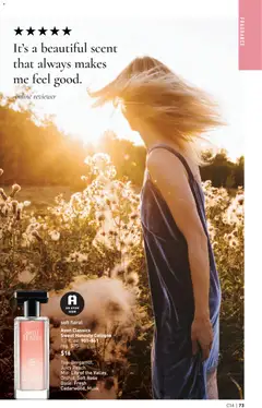 Preview of Avon weekly ads valid from 07/01/2026 | Page: 73 | Products: Fragrance, Peach