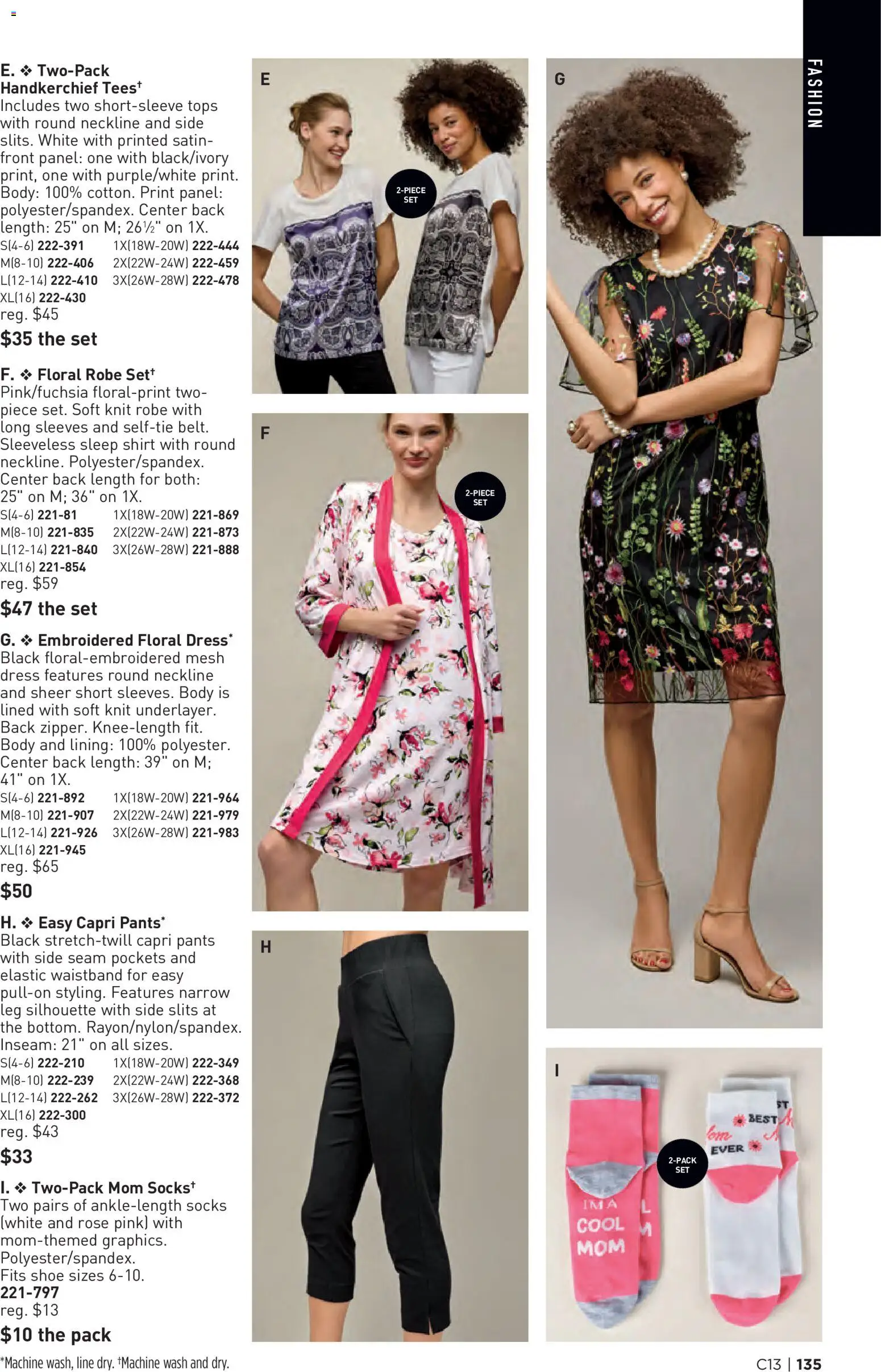 Avon Brochure - valid from 17.06.2026 | Page: 135 | Products: Shirt, Pants, Socks, Dress
