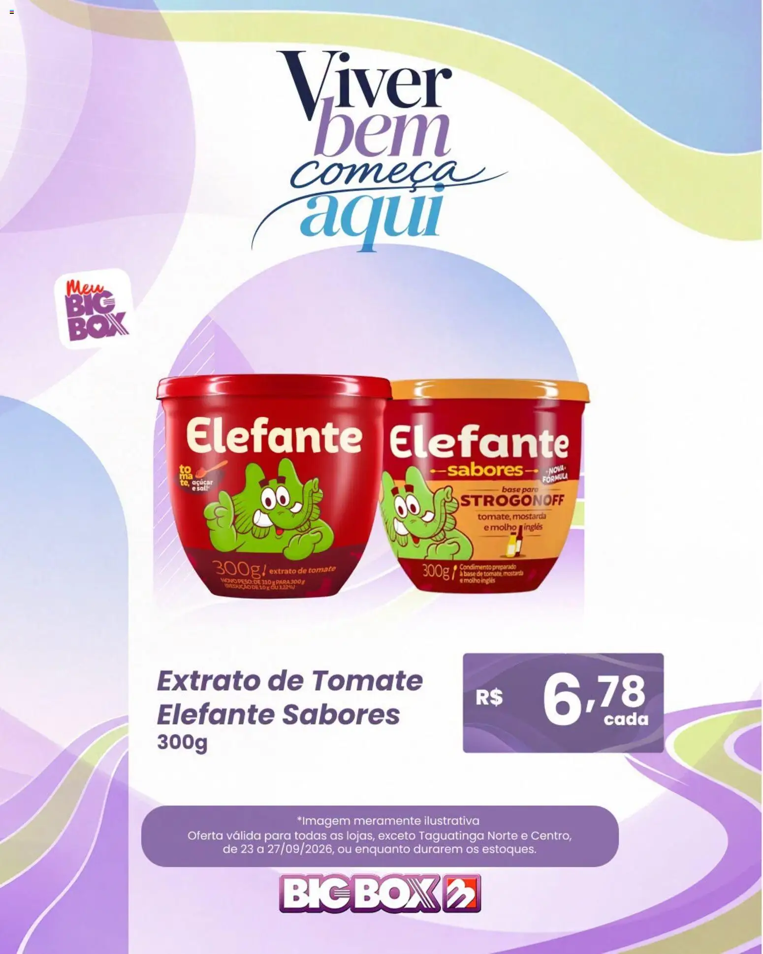 Big Box Folheto - válido de 23/09/2026 | Página: 6 | Produtos: Mostarda, Molho inglês, Base, Açúcar