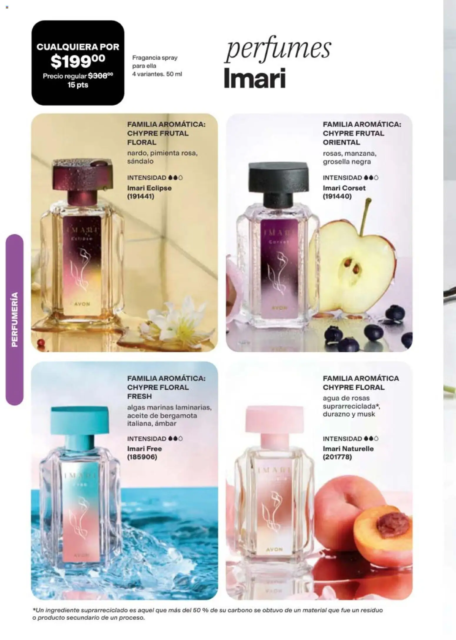 Nuevas ofertas de AVON válidas en toda la República Mexicana desde el 11/09/2026. ¡Encuentra las mejores ofertas en AVON campaña 14 2026! | Página: 74 | Productos: Durazno, Pimienta, Perfumes, Fragancia