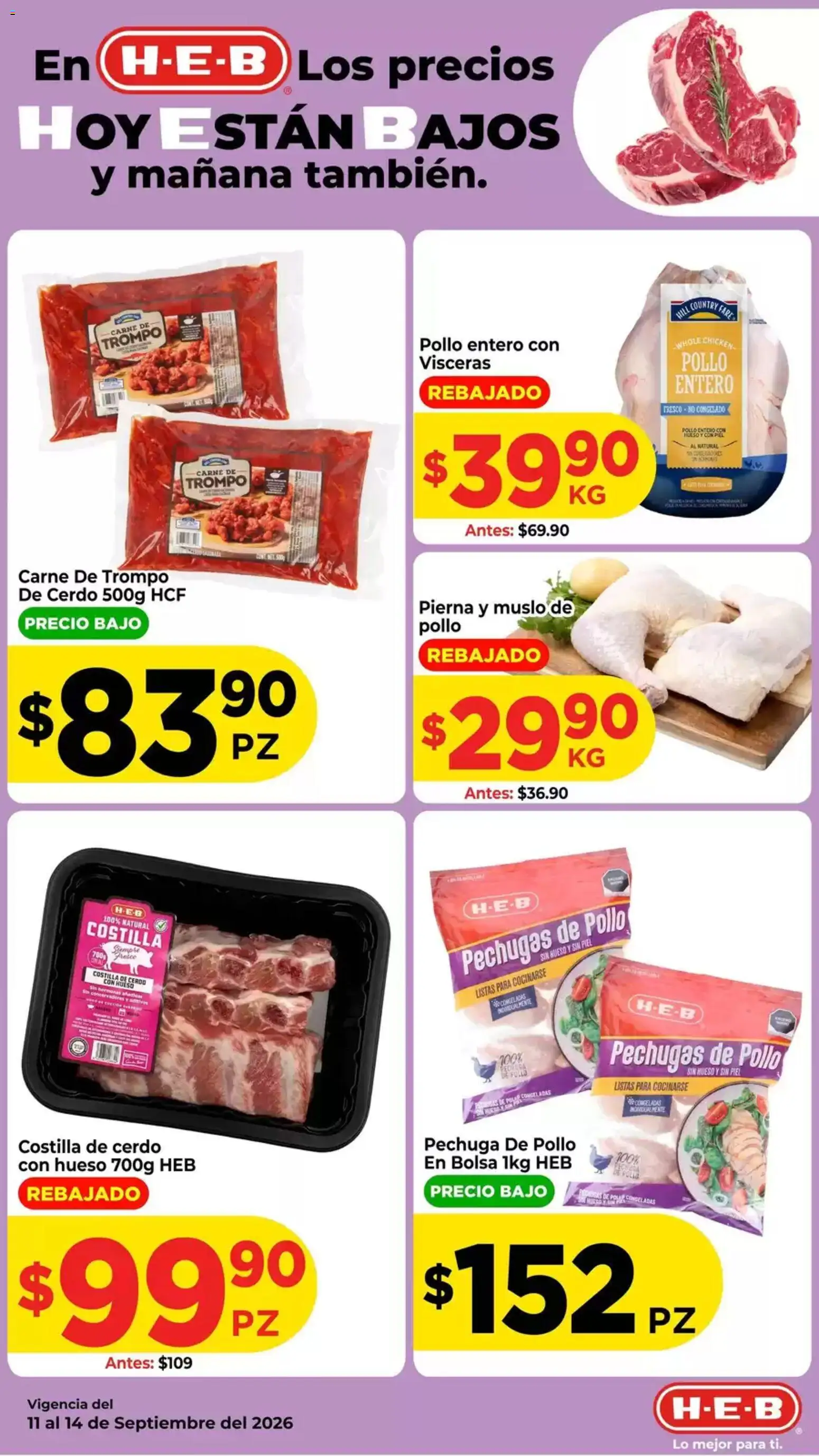 Nuevas ofertas de H-E-B válidas en toda la República Mexicana desde el 11/09/2026. ¡Encuentra las mejores ofertas en H-E-B folleto! | Página: 5