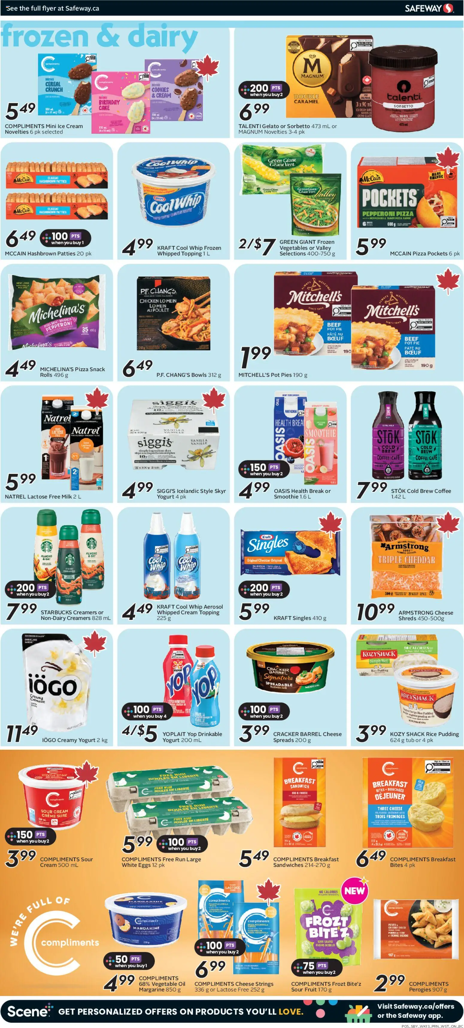 Safeway flyer valid from Jul 23, 2026 | Page: 8 | Products: Rice, Beef, Cheese, Pizza