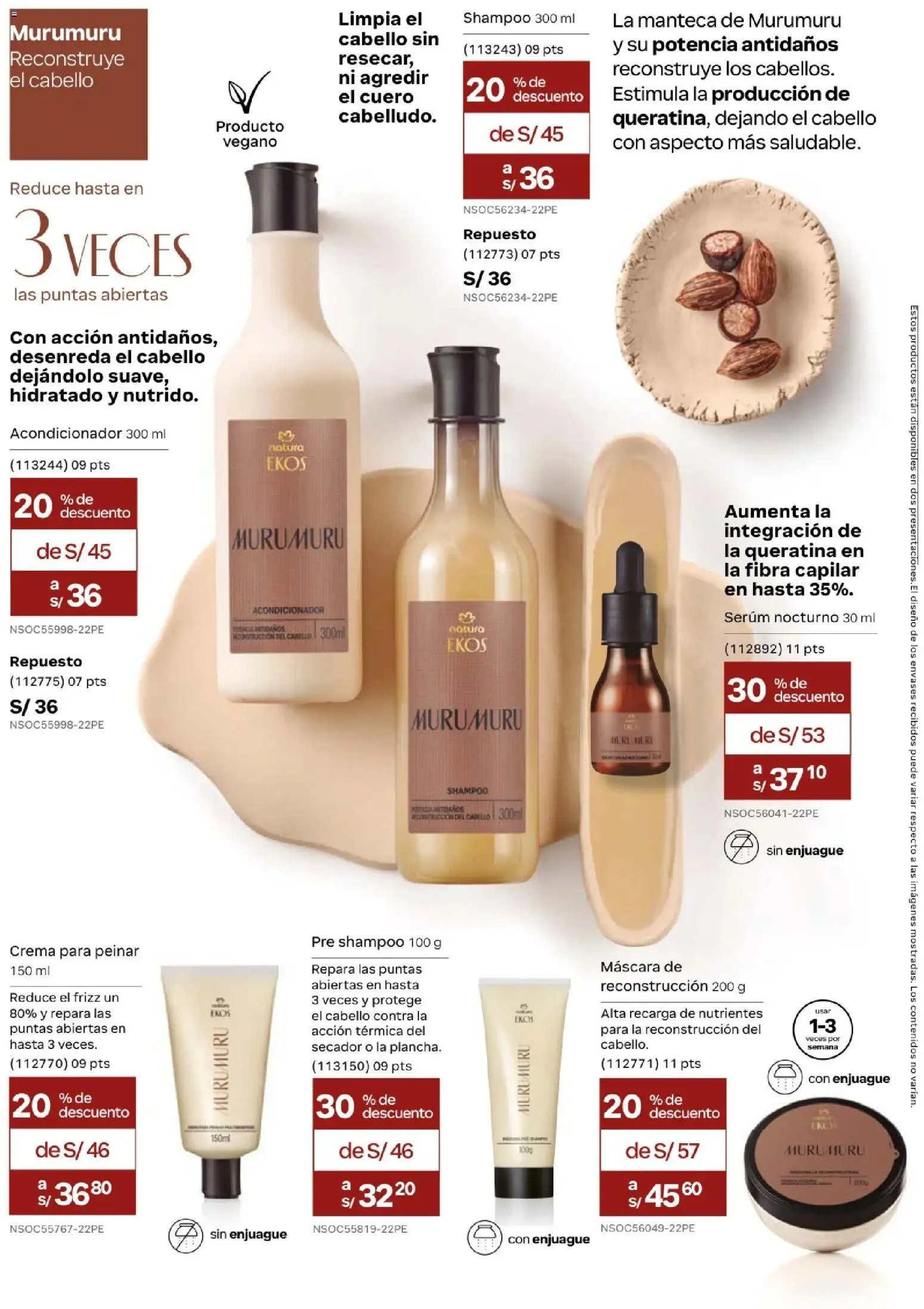 Catálogo Natura válido desde 05.05.2026 | Página: 131 | Productos: Máscara, Shampoo, Acondicionador, Crema