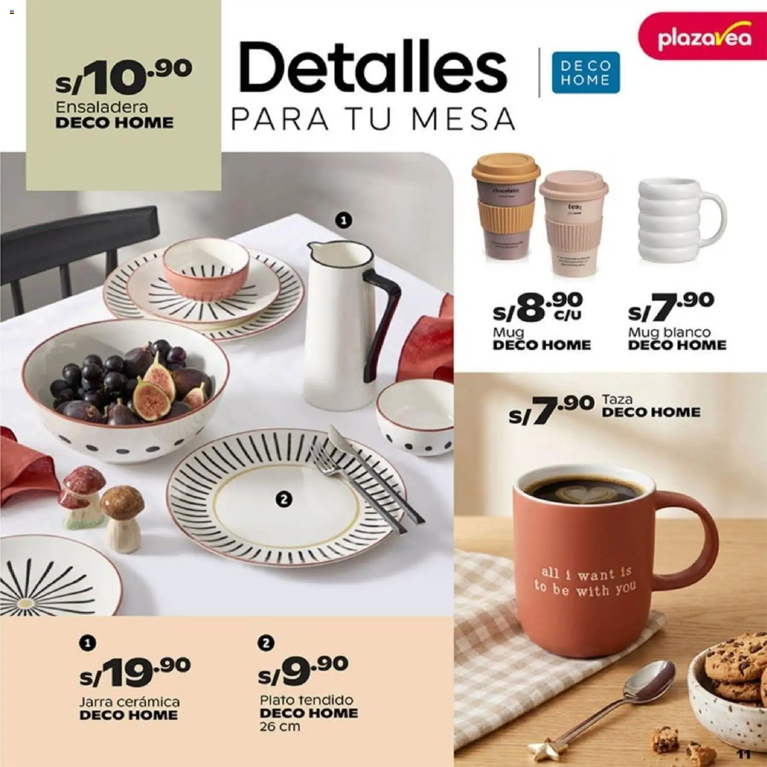 Catálogo Plaza Vea válido desde 15.06.2026 | Página: 11 | Productos: Mesa