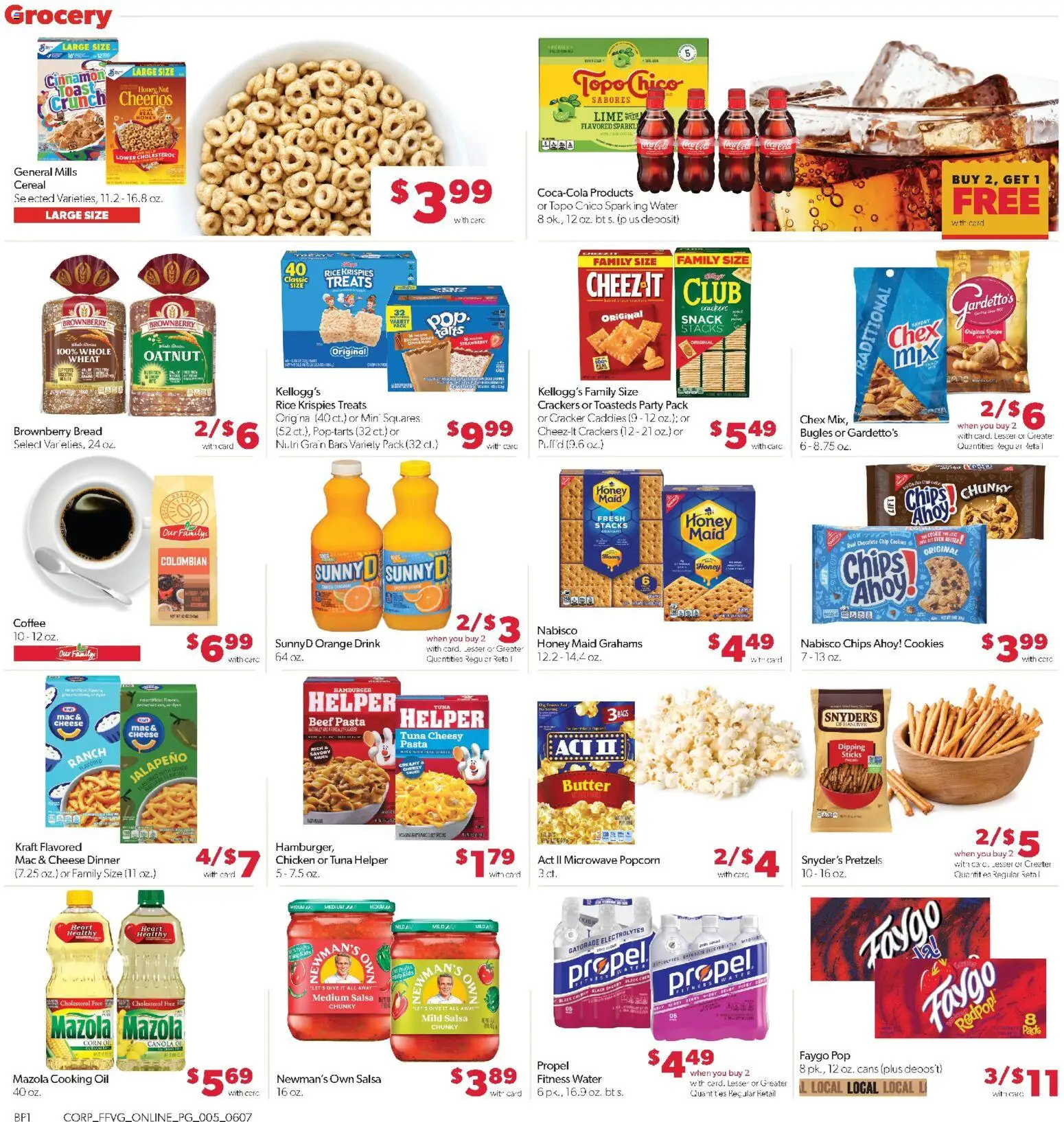 Family Fare Weekly Ad - valid from 07.06.2026 | Page: 9 | Products: Rice, Sauce, Lime, Chocolate Chip