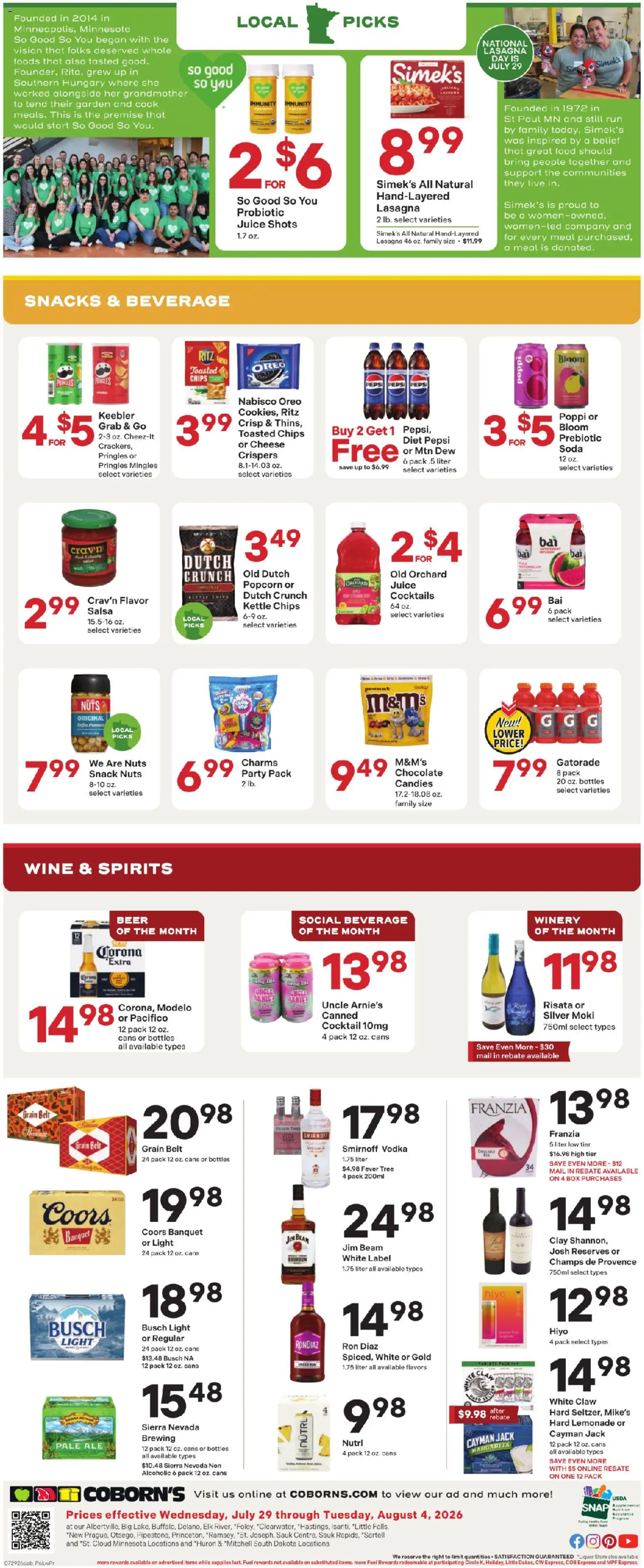 Coborn's Weekly Ad - valid from 07/29/2026 | Page: 6