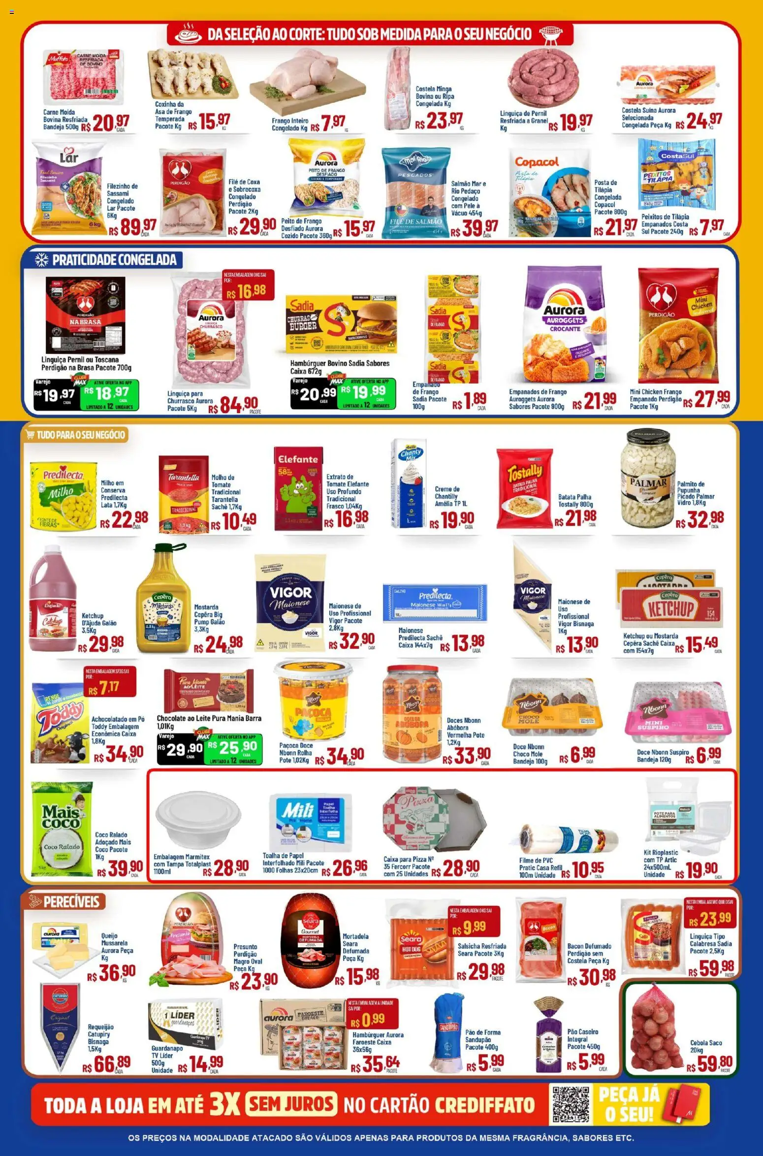 Max Atacadista Folheto - válido de 26.05.2026 | Página: 6 | Produtos: Palmito, Mortadela, Catupiry, Frango