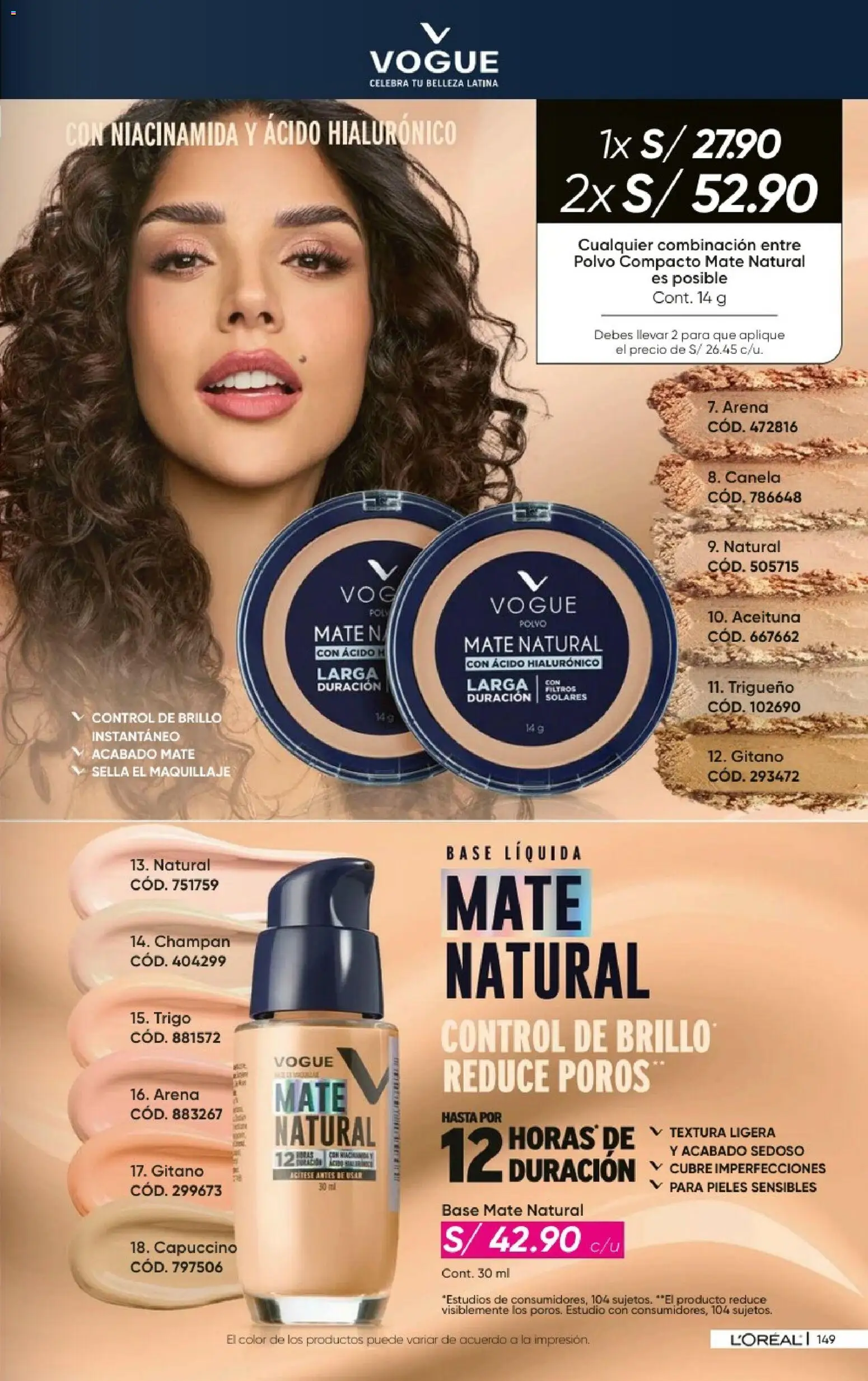 Catálogo Azzorti válido desde 20/09/2026 | Página: 151 | Productos: Maquillaje, Polvo