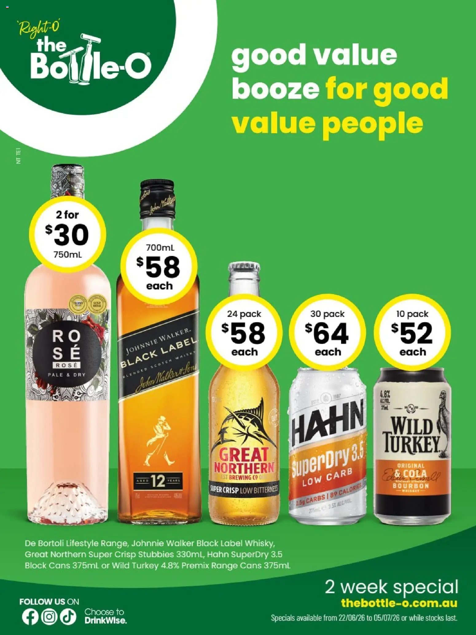 The Bottle-O catalogue - valid from 22.06.2026 | Page: 1