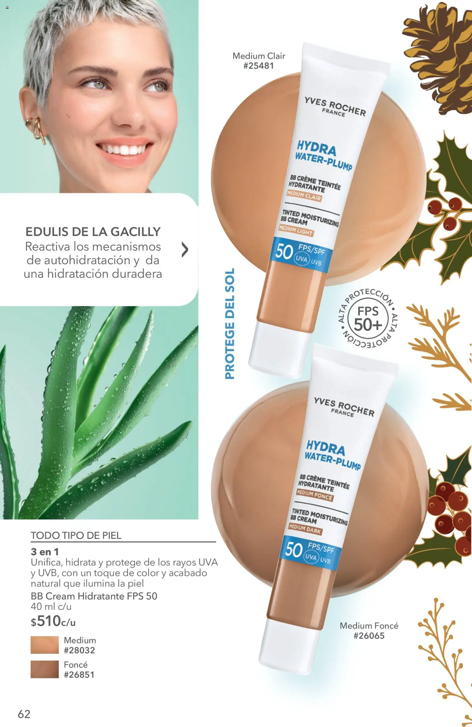 Nuevas ofertas de Yves Rocher válidas en toda la República Mexicana desde el 27/10/2026. ¡Encuentra las mejores ofertas en Yves Rocher campaña 15 2026! | Página: 62