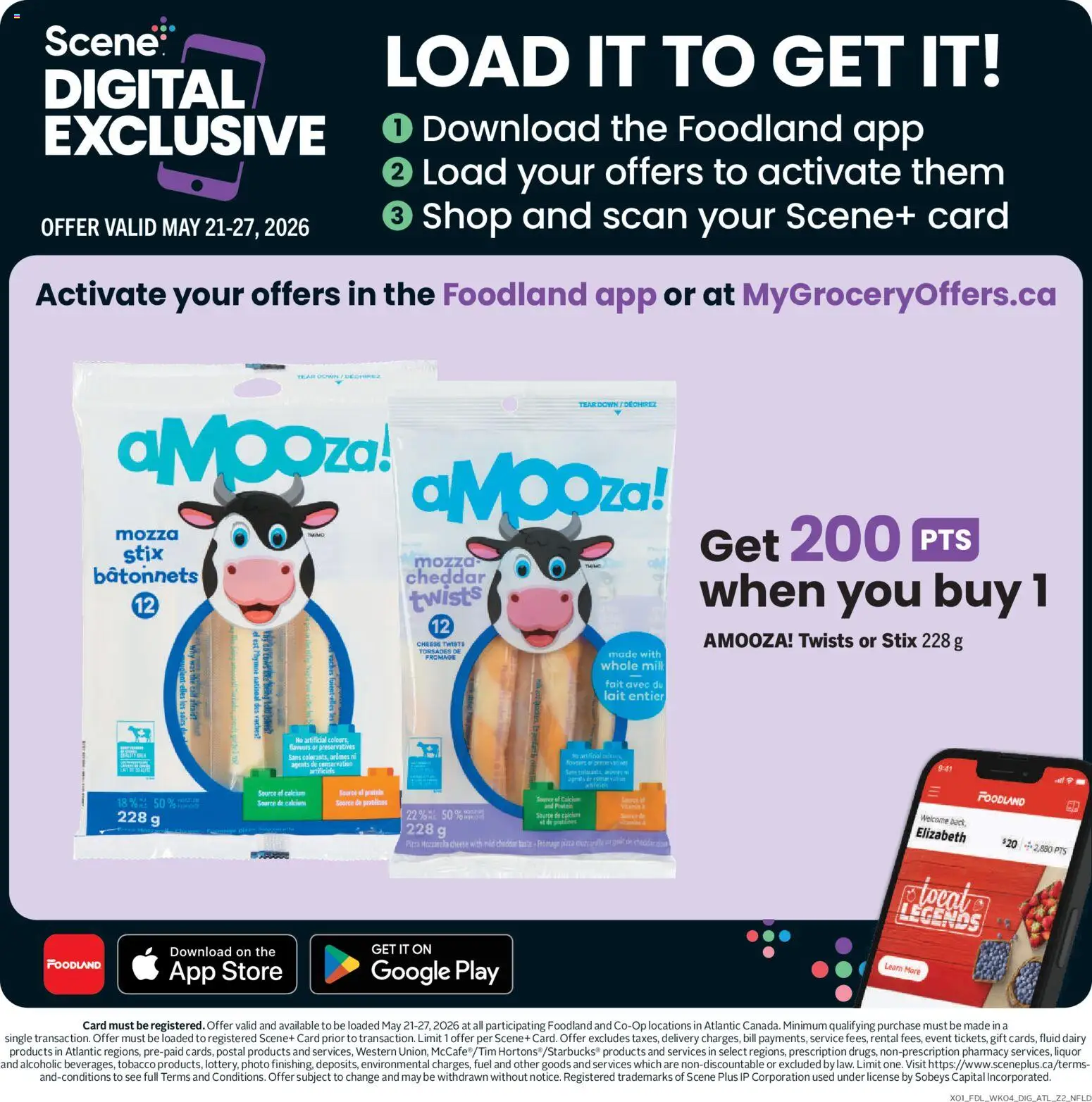 Foodland flyer valid from 21.05.2026 | Page: 9 | Products: Milk, Cheese, Pizza
