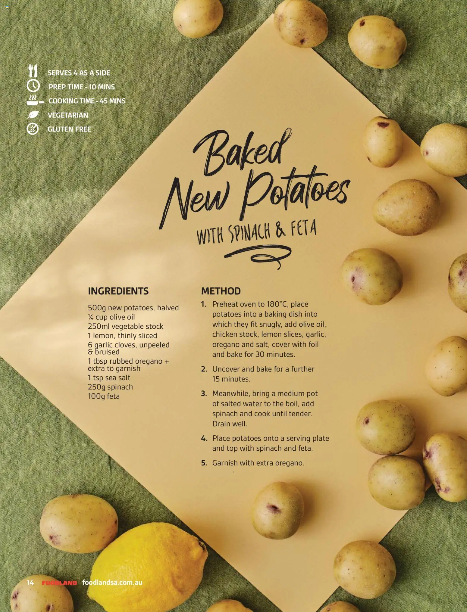 Foodland catalogue - valid from 01/09/2026 | Page: 14 | Products: Pot, Spinach, Lemon, Garlic