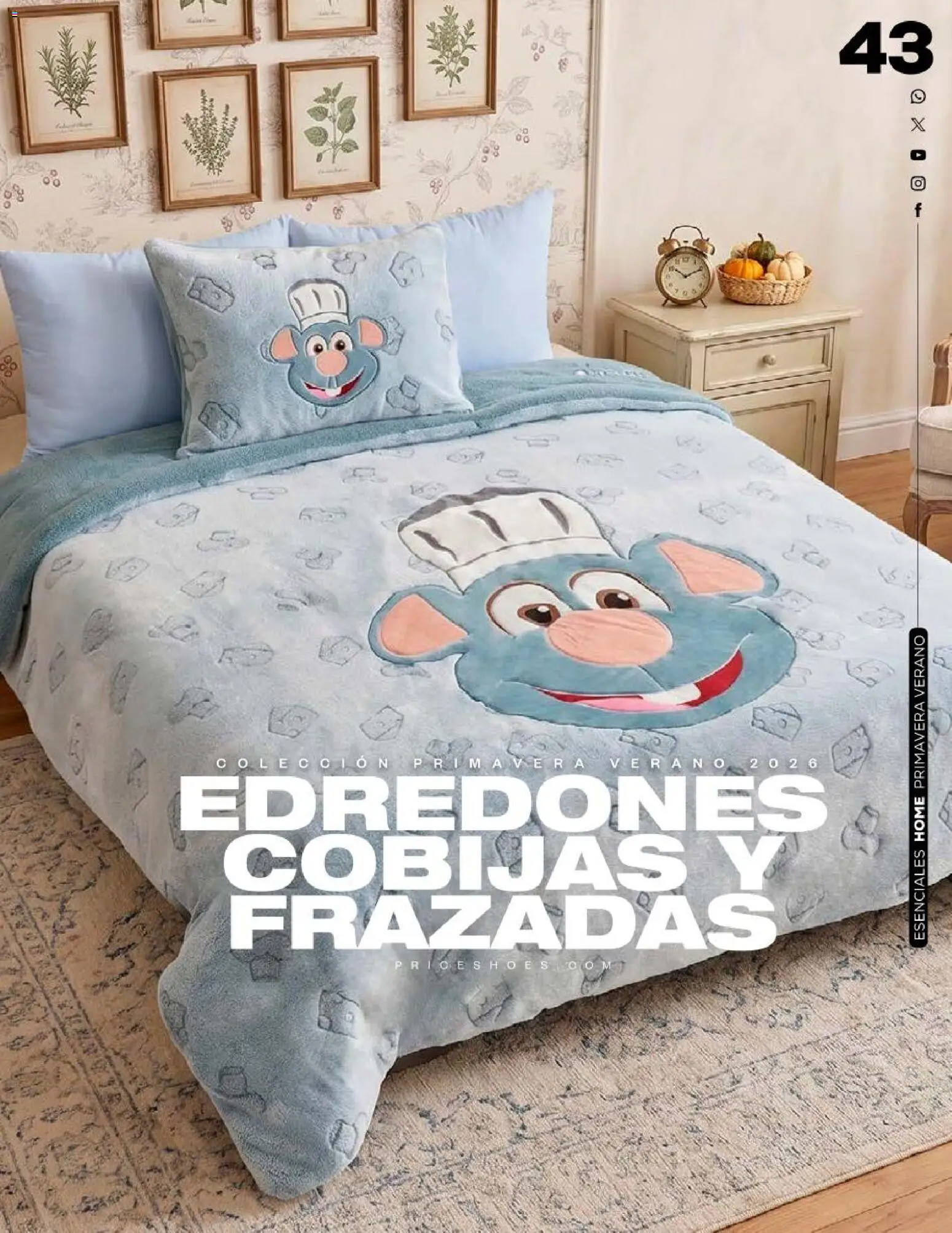 Nuevas ofertas de Price Shoes válidas en toda la República Mexicana desde el 04.05.2026. ¡Encuentra las mejores ofertas en Price Shoes catálogo Esenciales Home! | Página: 43