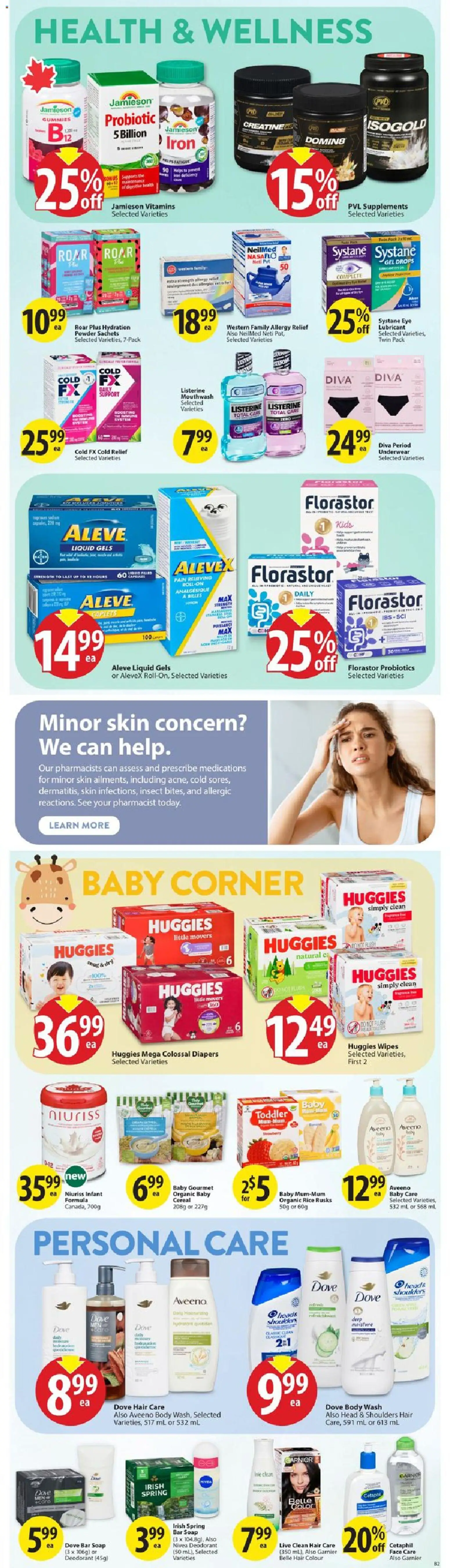 Save on foods flyer valid from Jul 23, 2026 | Page: 25 | Products: Rice, Powder, Body wash, Underwear