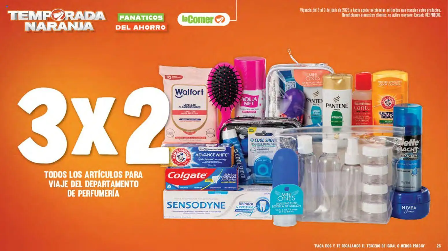 Nuevas ofertas de La Comer válidas en toda la República Mexicana desde el 03.06.2026. ¡Encuentra las mejores ofertas en La Comer folleto! | Página: 26 | Productos: Botella, Té