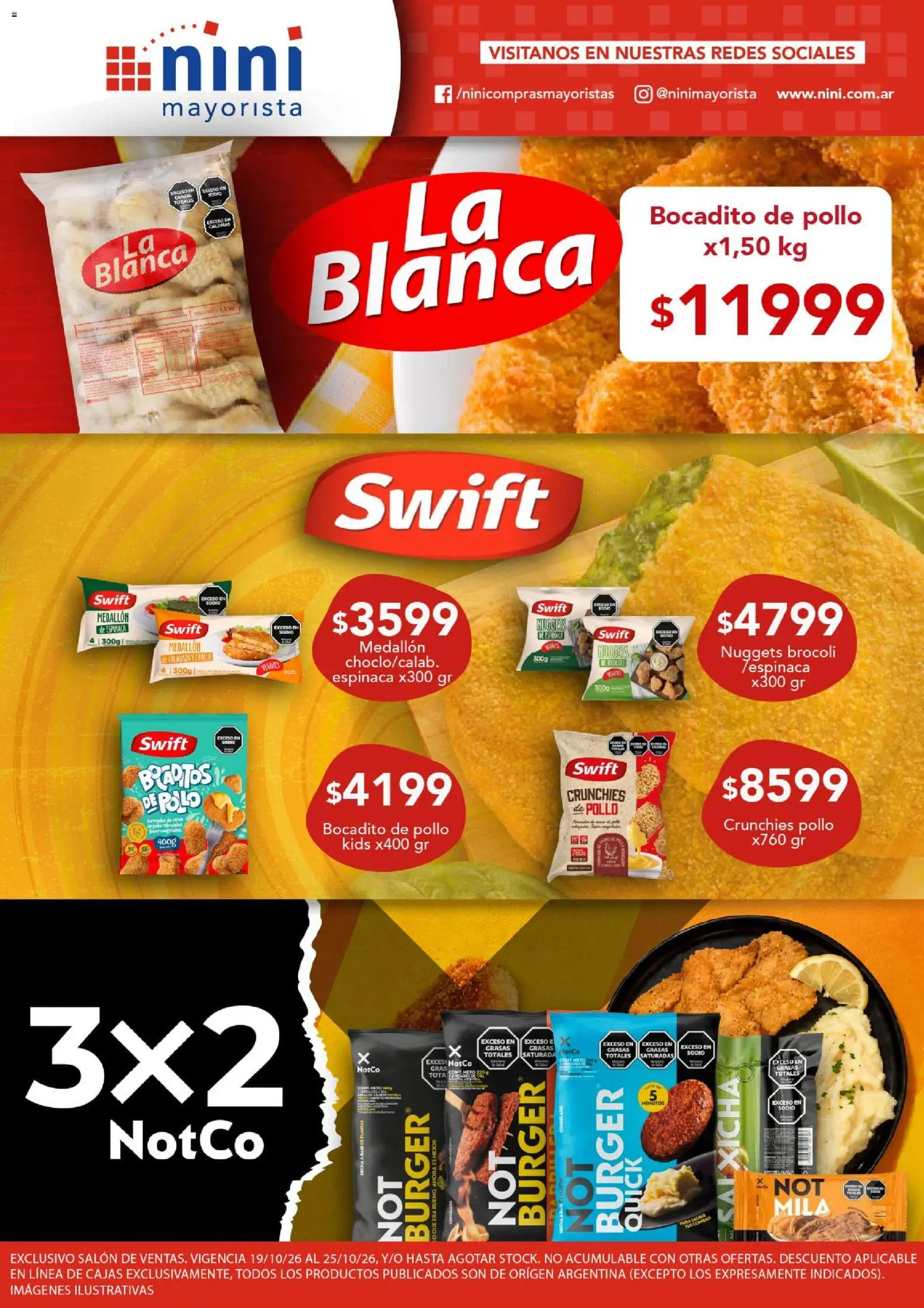NINI Mayorista - Nuestros frescos a tu mesa │ válido desde el 19/10/2026 | Página: 3
