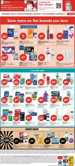 Preview of Shoppers weekly flyer / circulaire from shop Shoppers valid from Jul 31, 2026 | Page: 3
