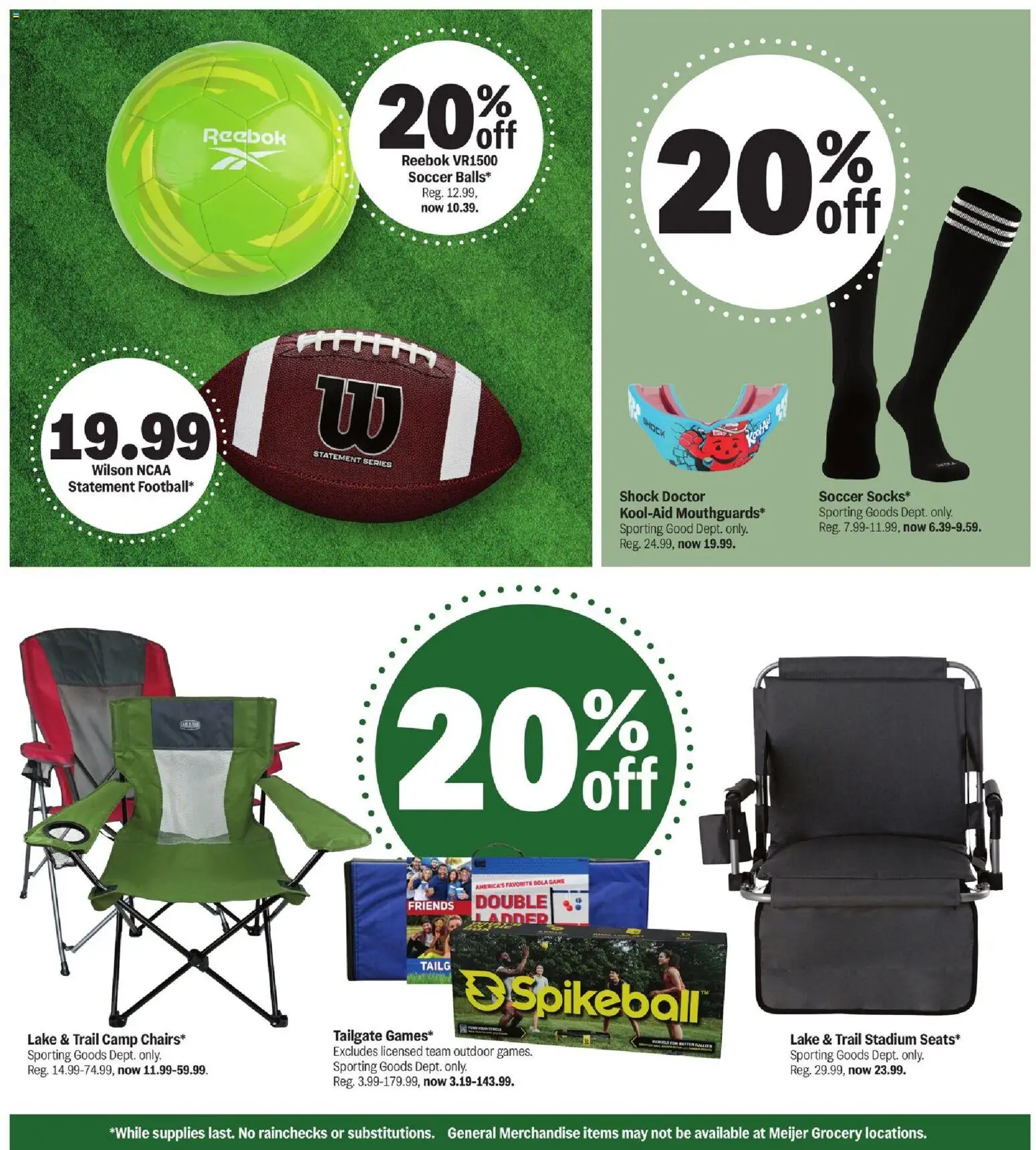 Meijer Tailgating Deals For Every Fan - valid from 09/09/2026 | Page: 2 | Products: Ladder, Shock, Game