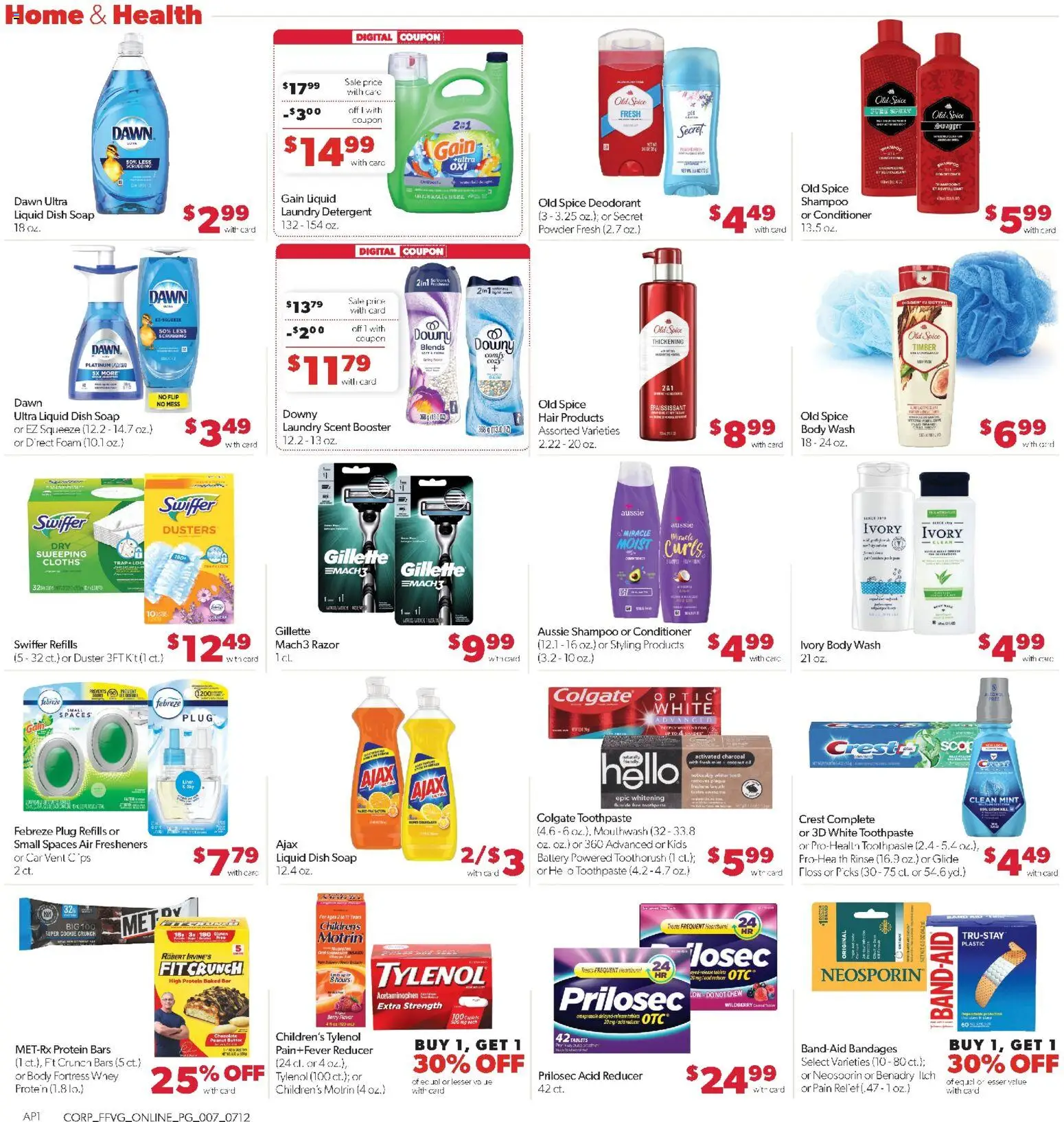 Family Fare Weekly Ad - valid from 07/12/2026 | Page: 11 | Products: Shampoo, Chocolate, Deodorant, Body Wash