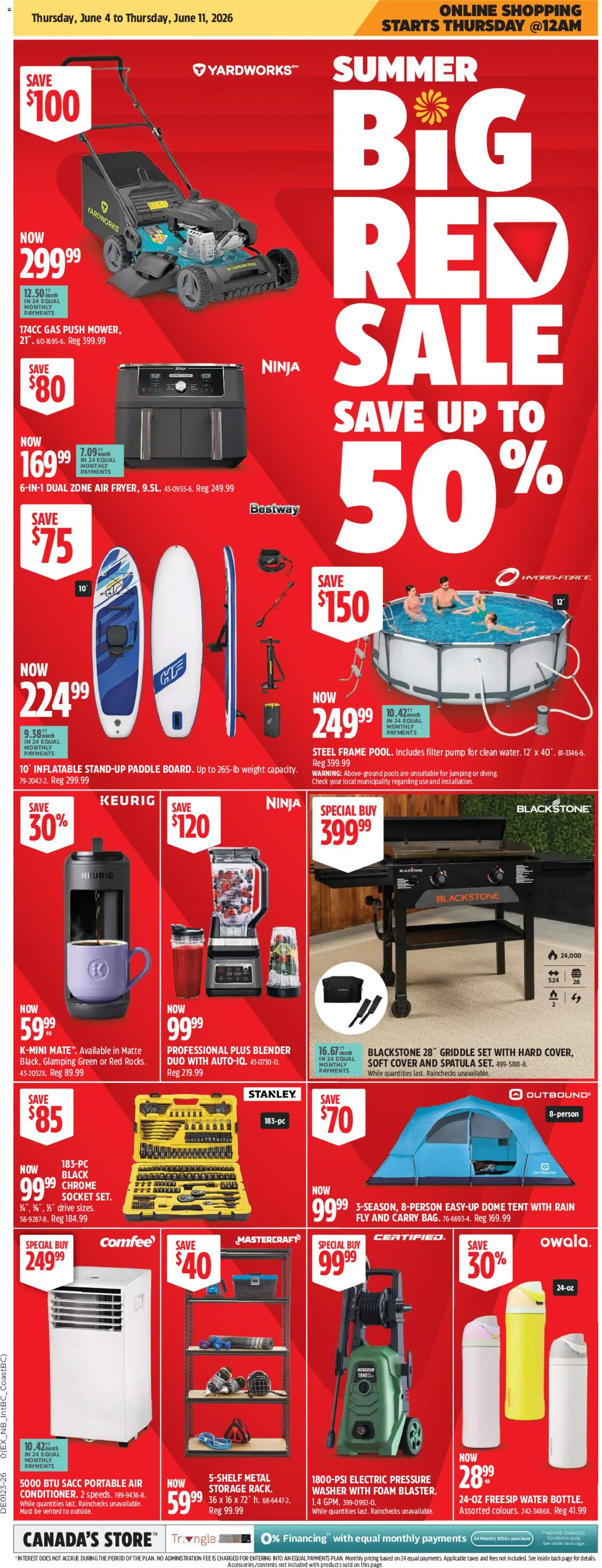 Canadian Tire flyer valid from 04.06.2026 | Page: 1
