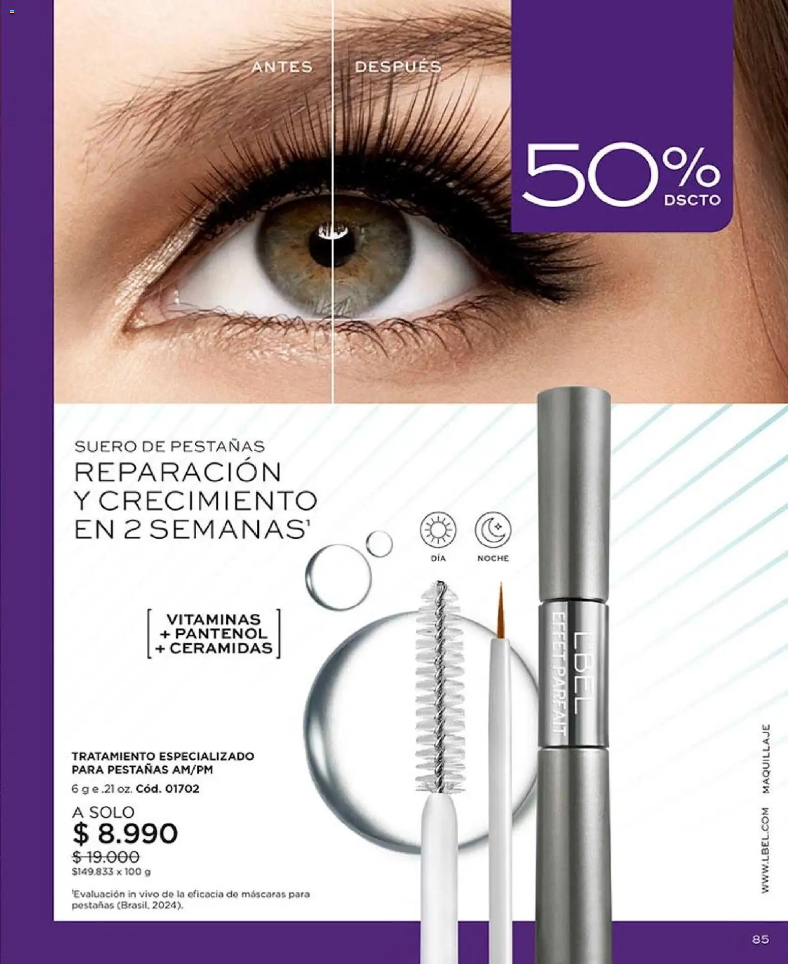 Catálogo L'Bel Campaña 11 │ válido desde el 15.06.2026 | Página: 85 | Productos: Vitaminas, Maquillaje