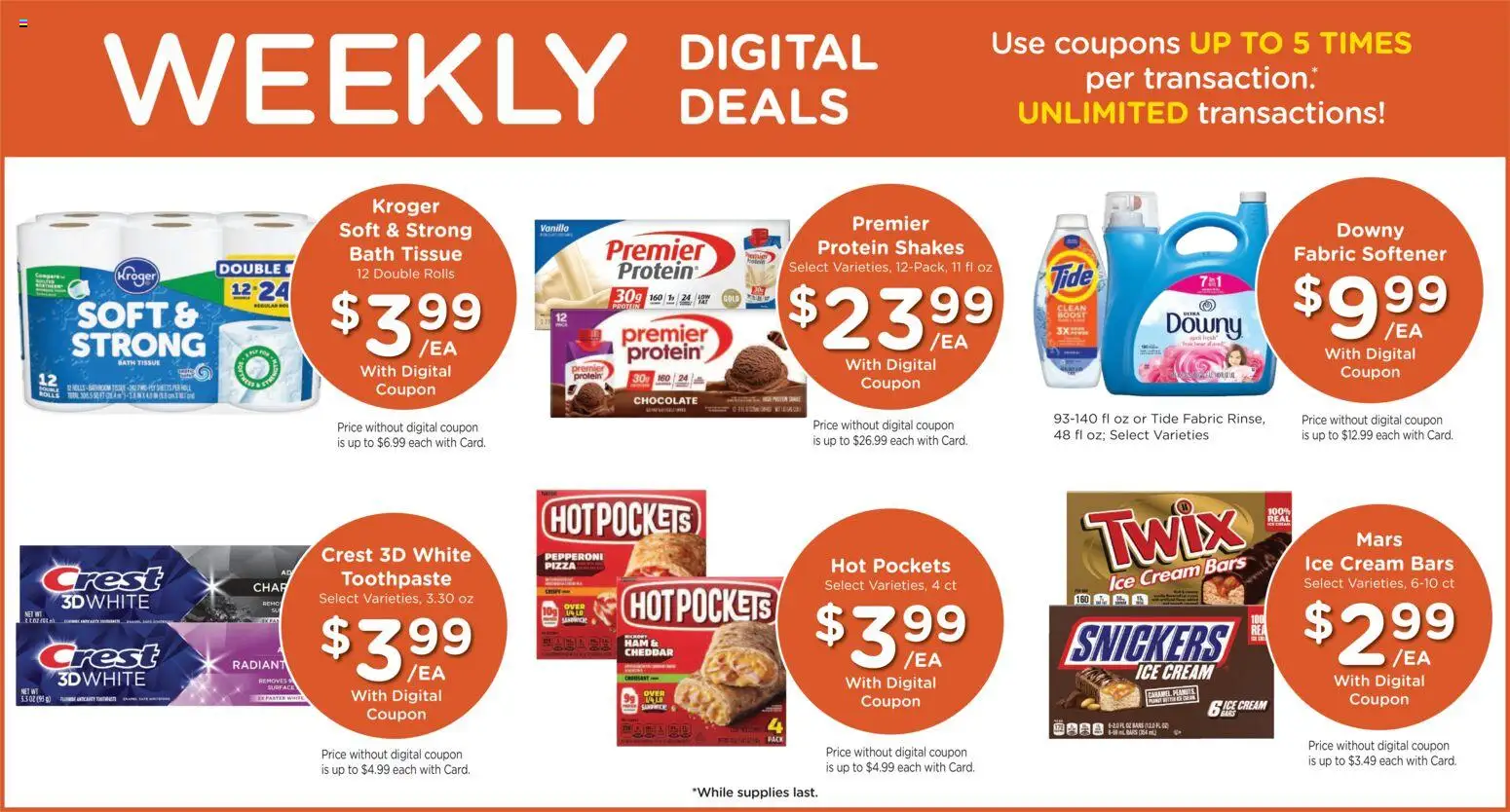 Dillons Weekly Ad - valid from 15.04.2026 | Page: 3 | Products: Chocolate, Ham, Toothpaste, Ice cream