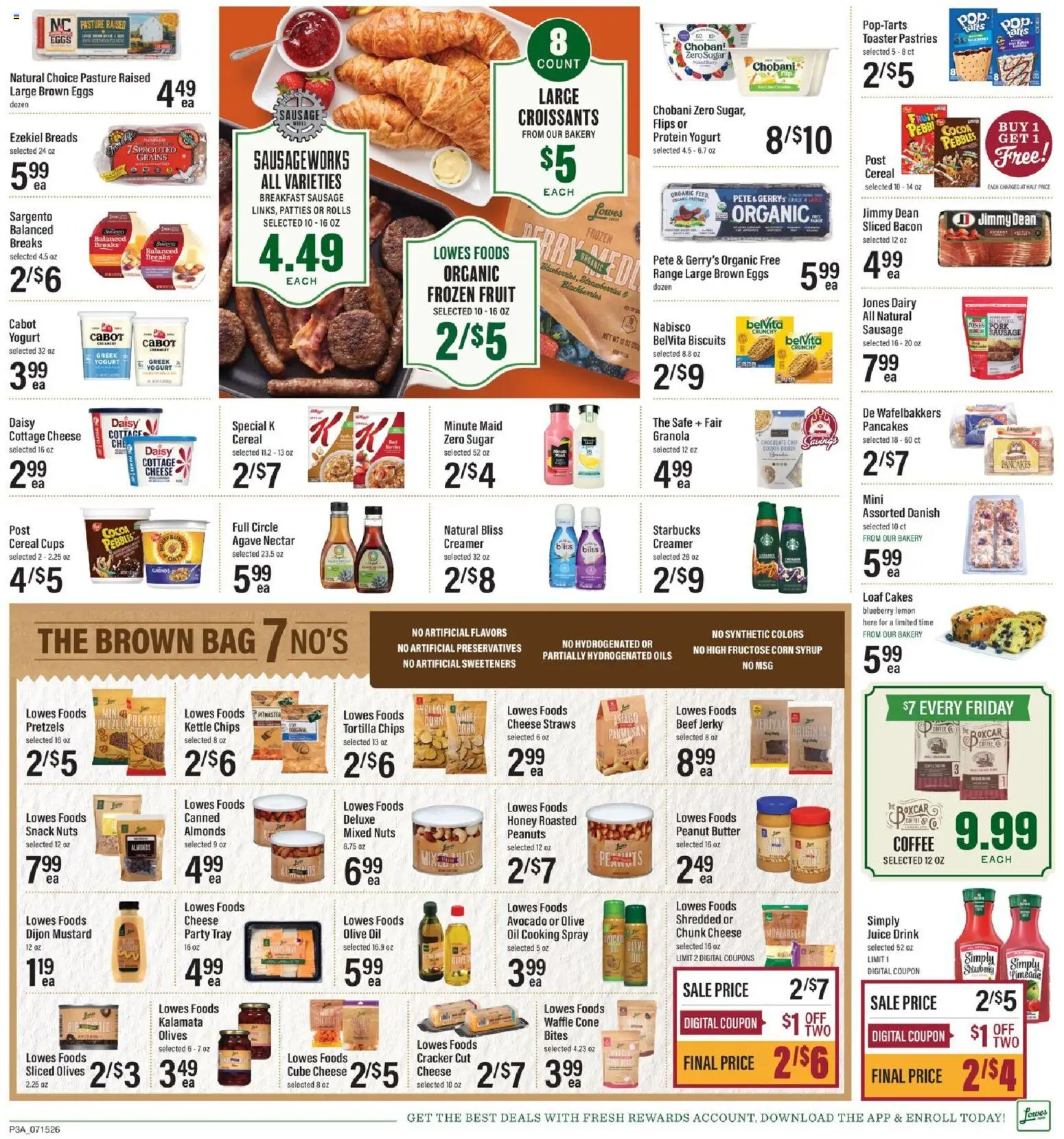 Lowes Foods Weekly Ad - valid from 07/15/2026 | Page: 4 | Products: Safe, Juice, Chips, Lemon
