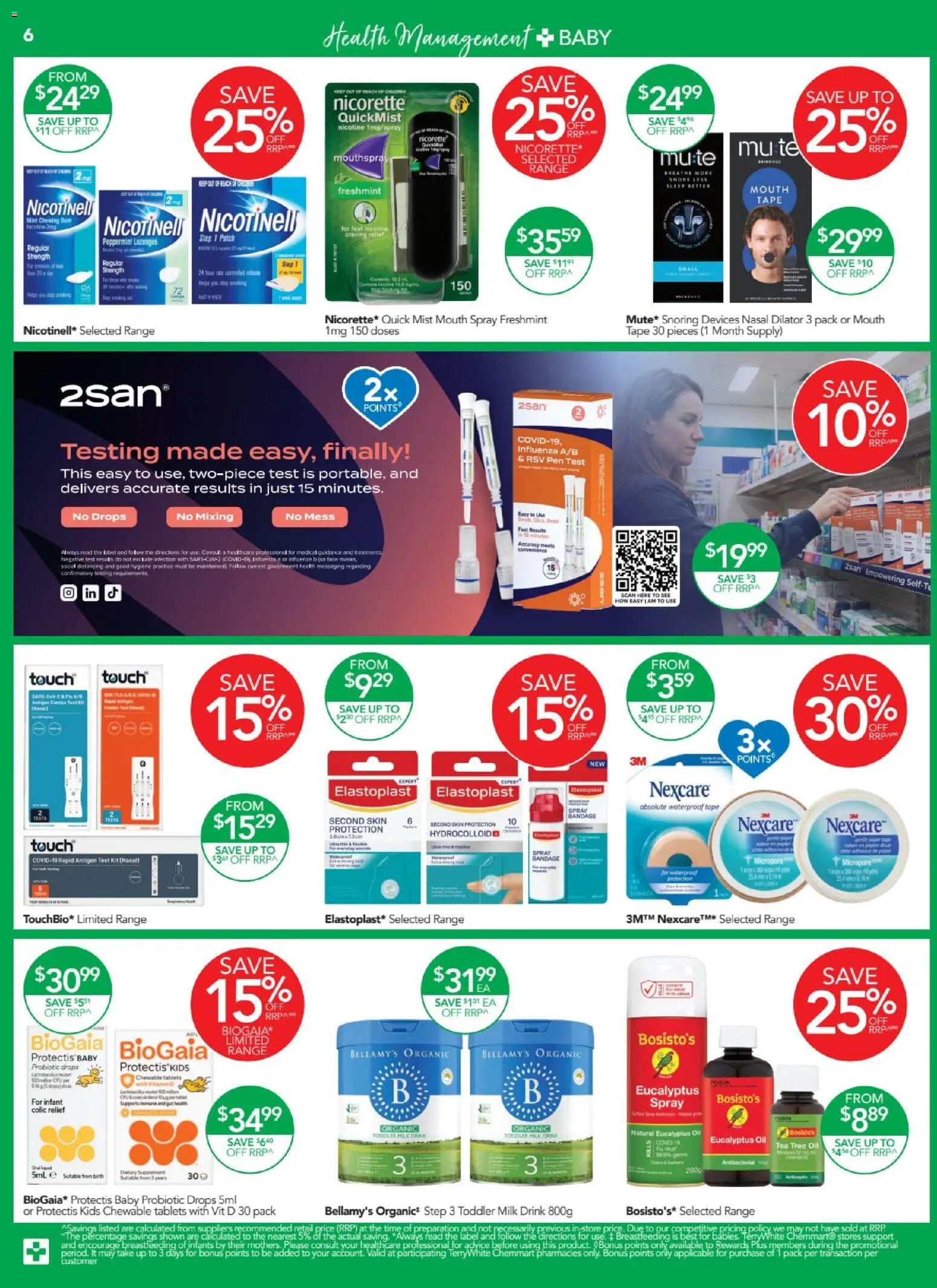 Terry White catalogue - valid from 28/05/2026 | Page: 6 | Products: Fax, Treatment, Tablets, Tea tree oil