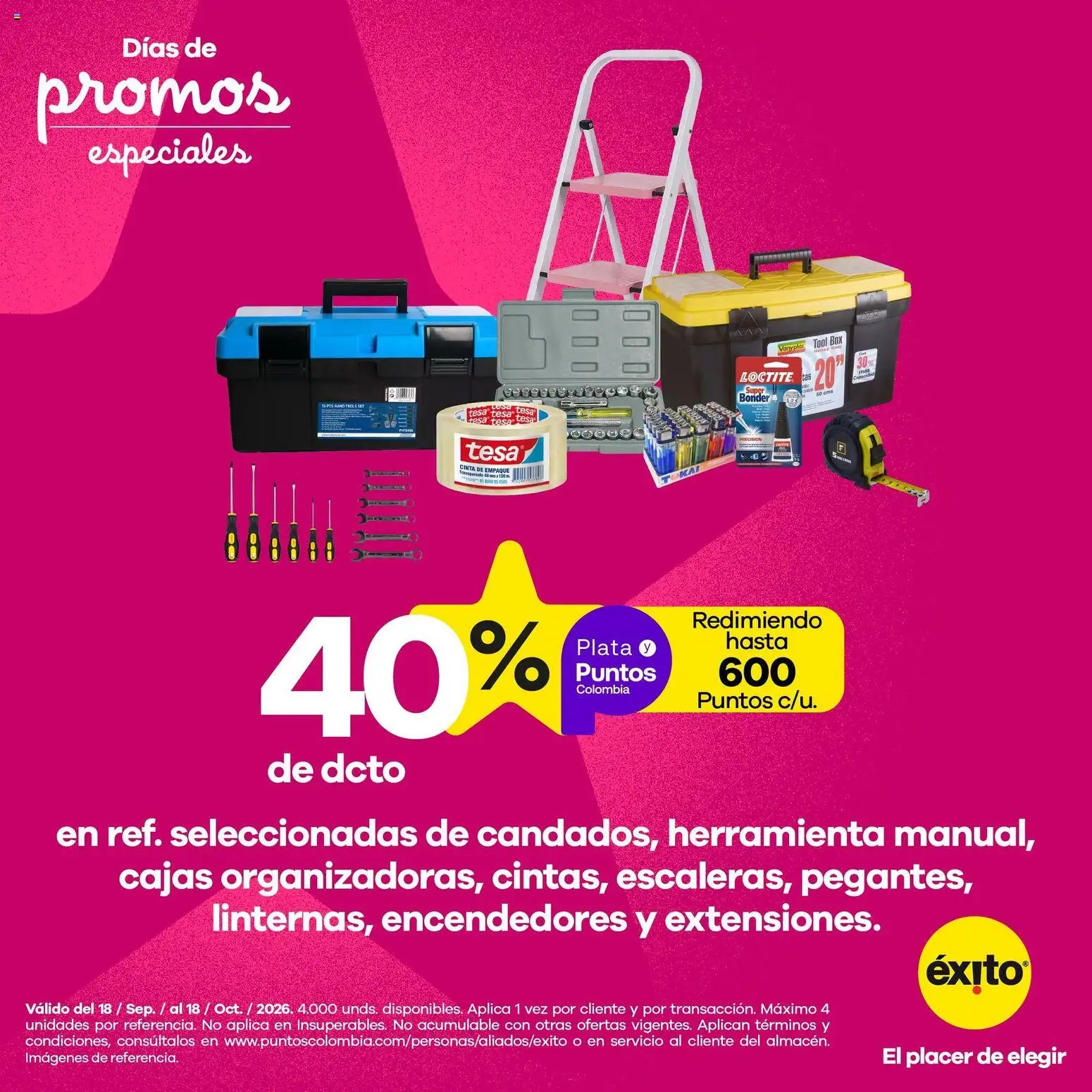 Éxito revista - valida desde el 18/09/2026 | Página: 4 | Productos: Herramienta, Cinta