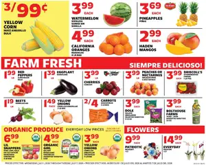 Preview of Sedano's weekly ads valid from 07/01/2026 | Page: 2 | Products: Cherries, Apples, Oranges, Bag