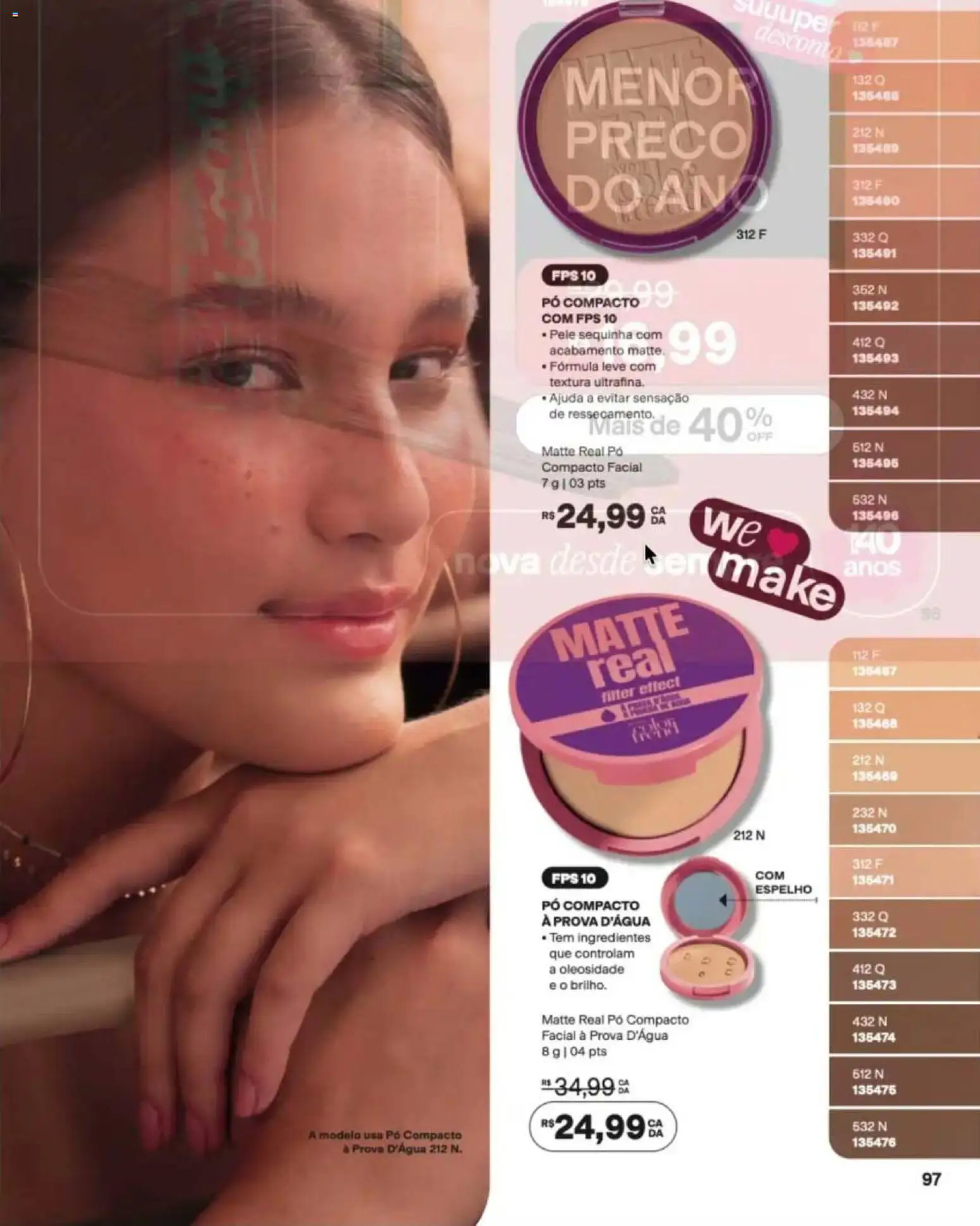 Avon Folheto - válido de 12/10/2026 | Página: 97 | Produtos: Pó compacto, Pó, Espelho