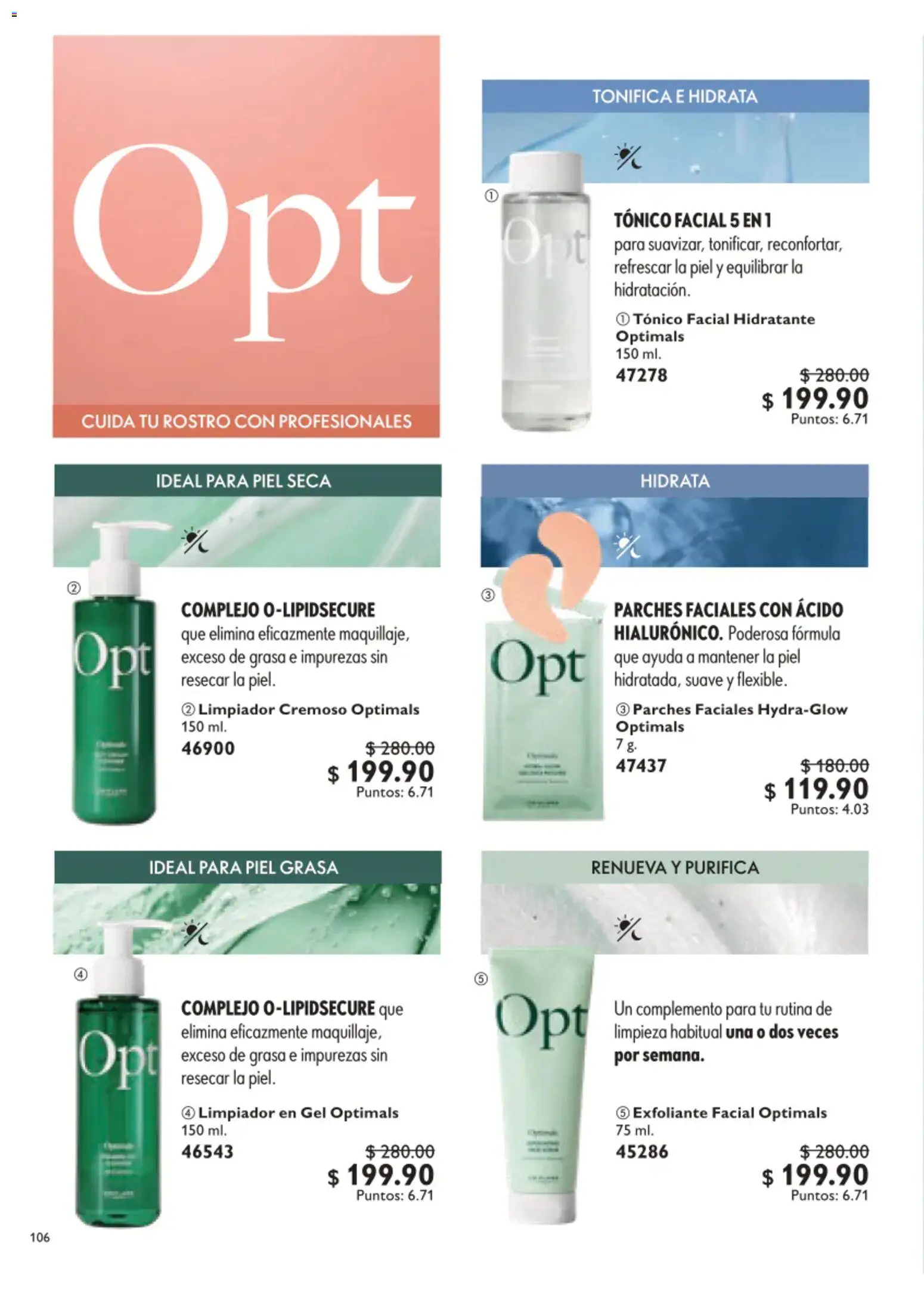 Nuevas ofertas de Oriflame válidas en toda la República Mexicana desde el 01/08/2026. ¡Encuentra las mejores ofertas en Oriflame campaña 11 2026! | Página: 106 | Productos: Exfoliante facial, Limpiador