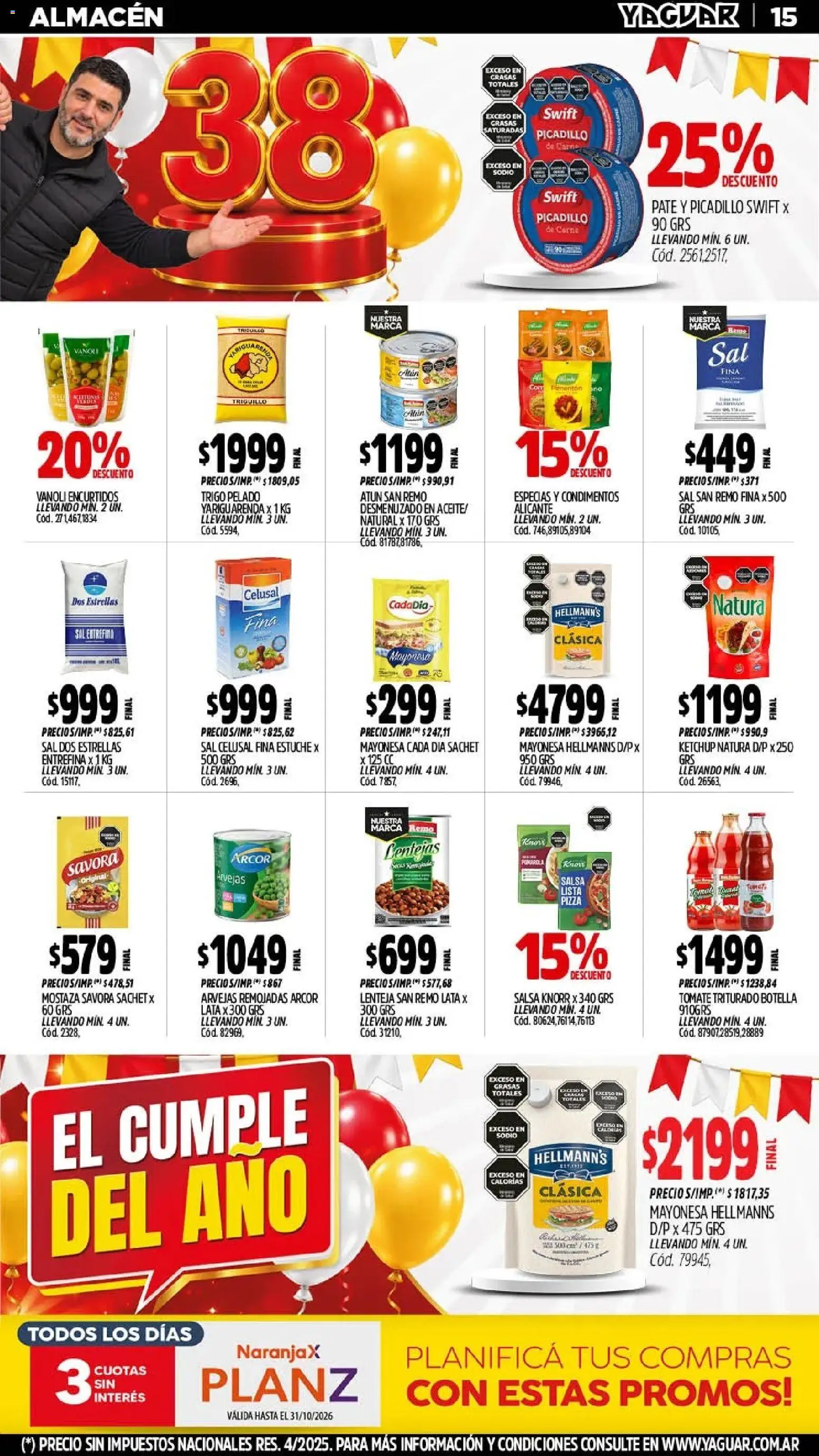 Yaguar - Oferta Semanal Jujuy │ válido desde el 05/10/2026 | Página: 12