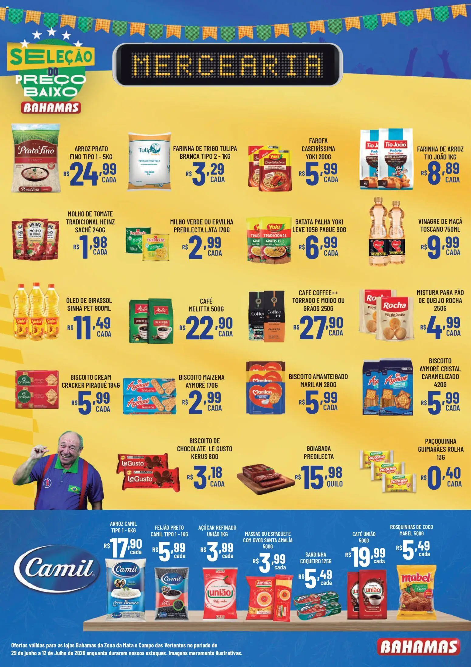 Bahamas Supermercados Folheto - válido de 29/06/2026 | Página: 2 | Produtos: Coco, Molho de tomate, Vinagre, Arroz
