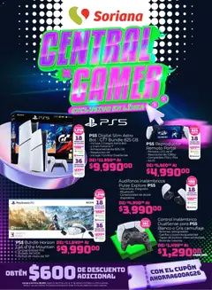 Vista previa de Soriana Duplicate of Central Gamer Exclusivo en línea, nuevo folleto de la tienda, válido en México a partir del 31/07/2026