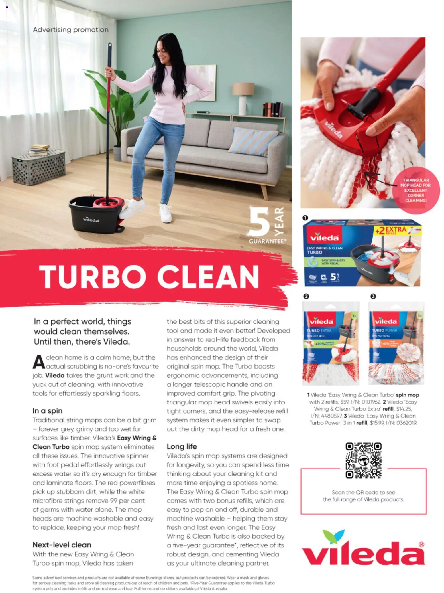 Bunnings Warehouse catalogue - valid from 01/08/2026 | Page: 56 | Products: Ergonomic, Mop, Mask, Tools