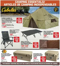 Preview of Cabelas weekly flyer / circulaire from shop Cabelas valid from Aug 6, 2026 | Page: 12 | Products: Cap