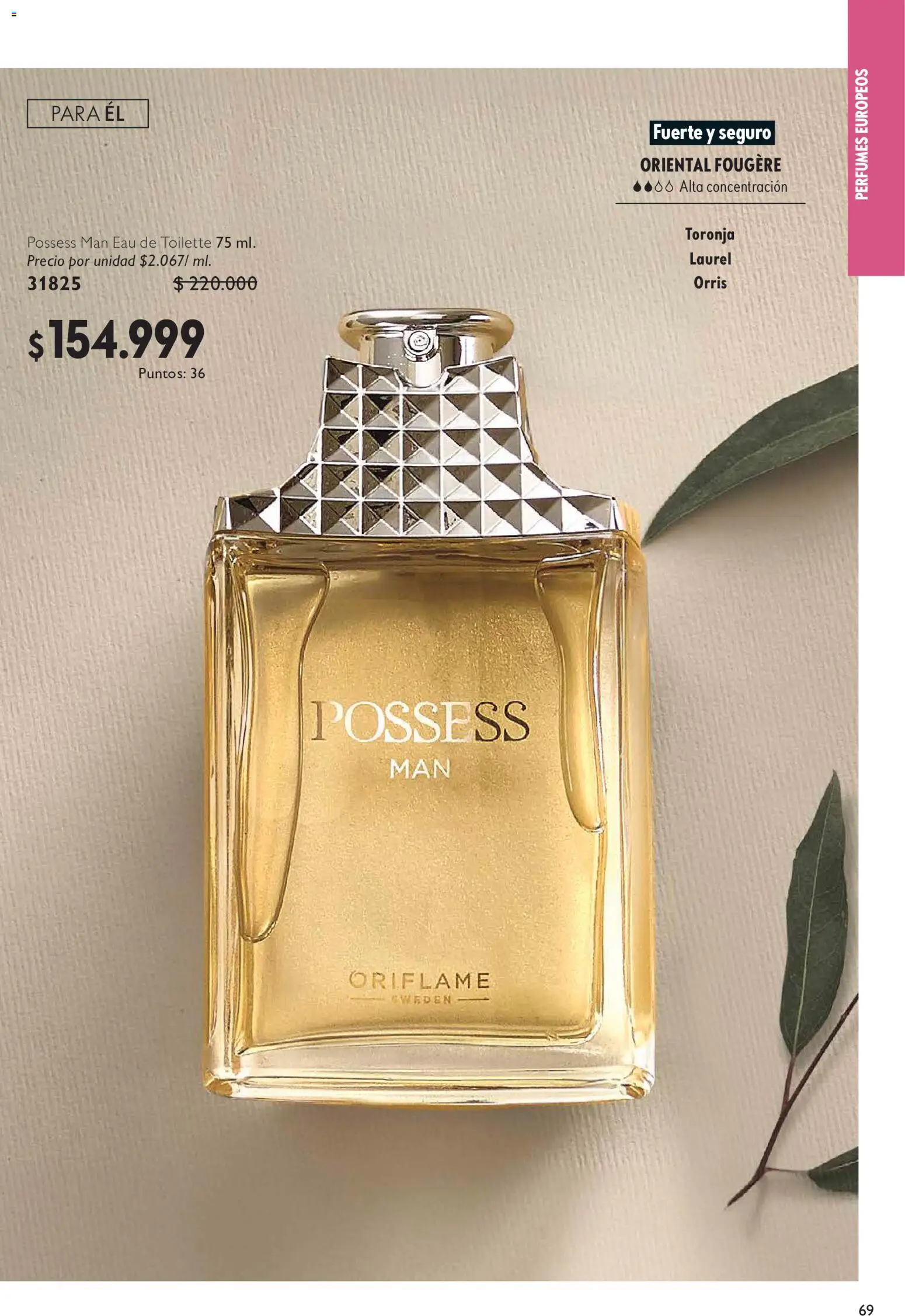 Oriflame revista - valida desde el 20/06/2026 | Página: 69 | Productos: Eau de toilette, Toronja