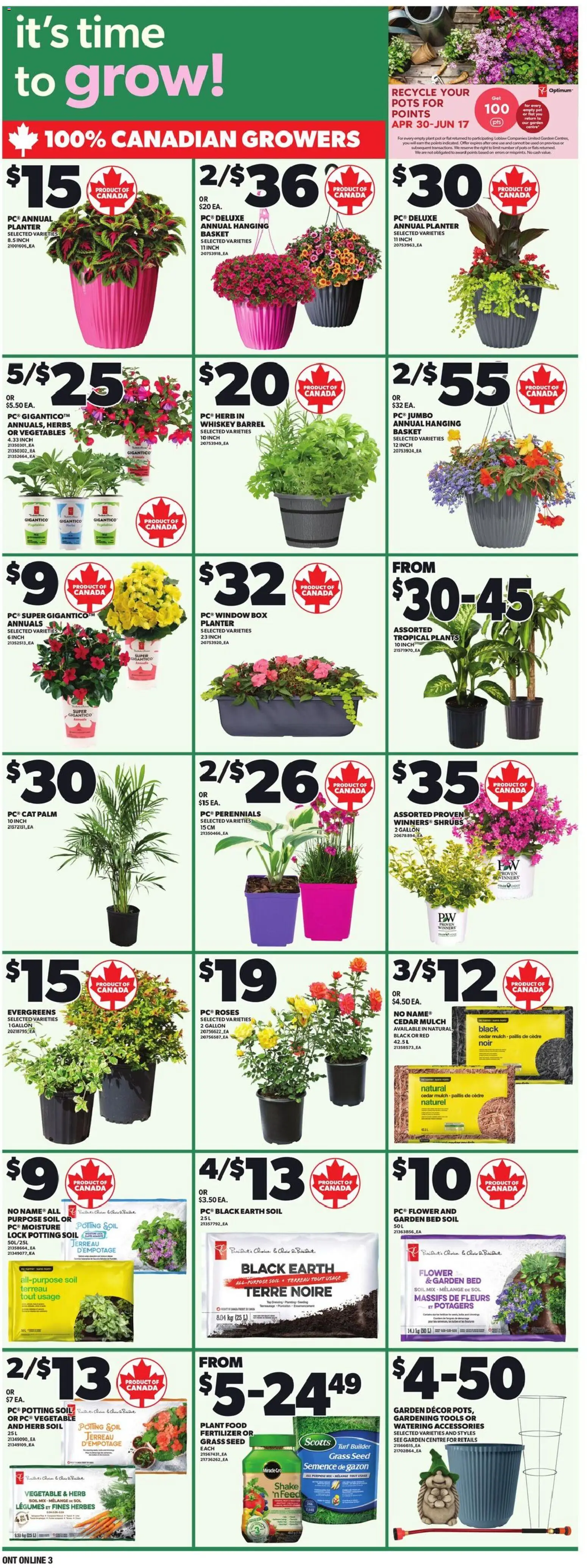 Loblaws flyer valid from 21.05.2026 | Page: 12 | Products: Whiskey, Bed, Box, Basket