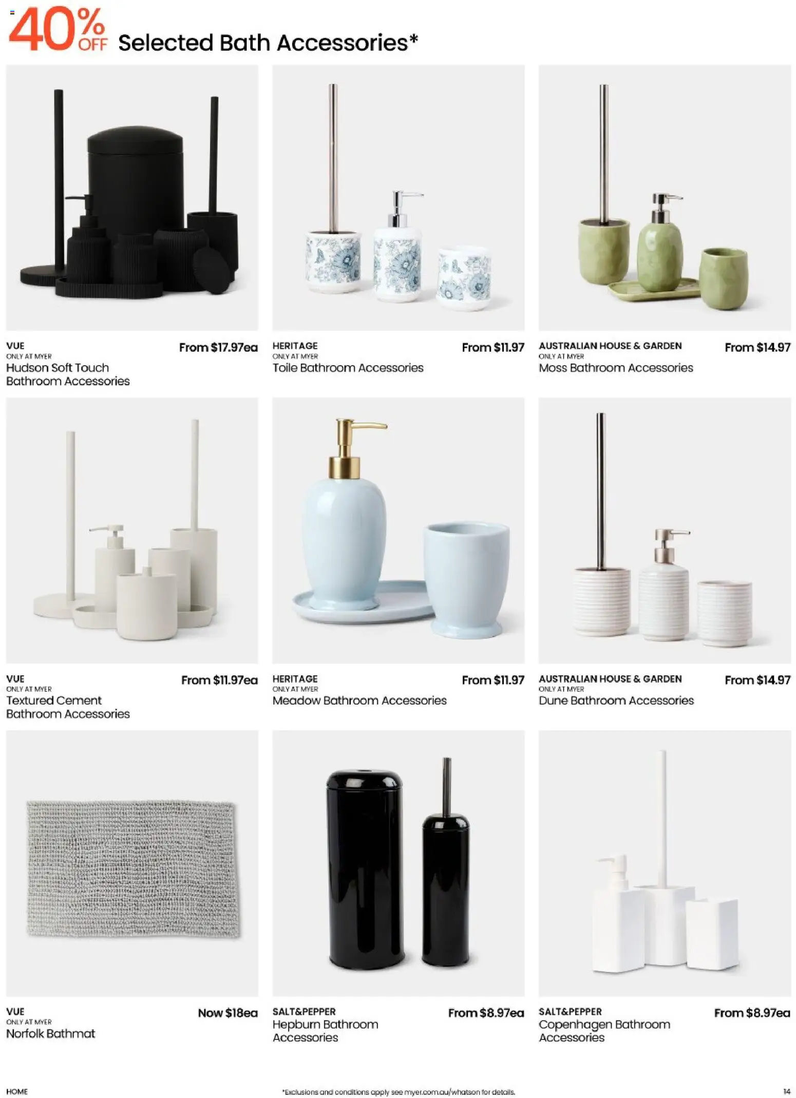 Myer catalogue - valid from 05.05.2026 | Page: 14 | Products: Bath, Turkey, Bathroom, Bathmat