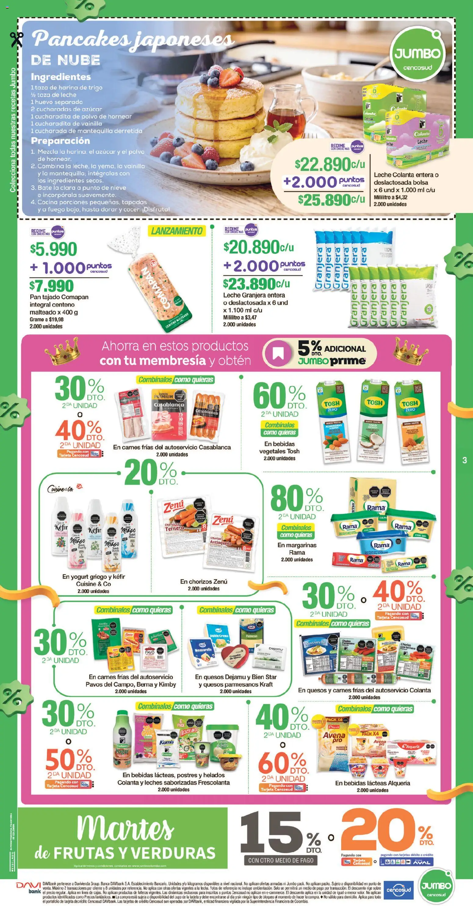 Jumbo revista - valida desde el 02/10/2026 | Página: 3 | Productos: Almendras, Cocina, Taza, Queso