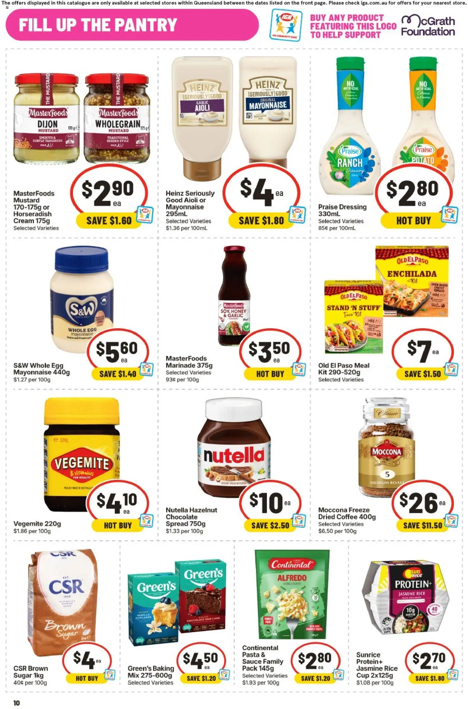 IGA catalogue - valid from 23/09/2026 | Page: 10 | Products: Cheese, Chicken, Cheddar, Roast