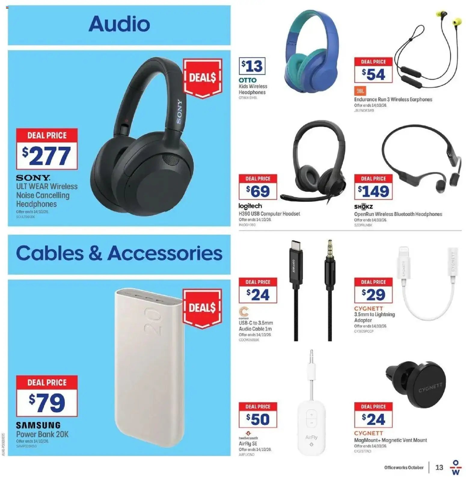 Officeworks catalogue - valid from 01/10/2026 | Page: 13