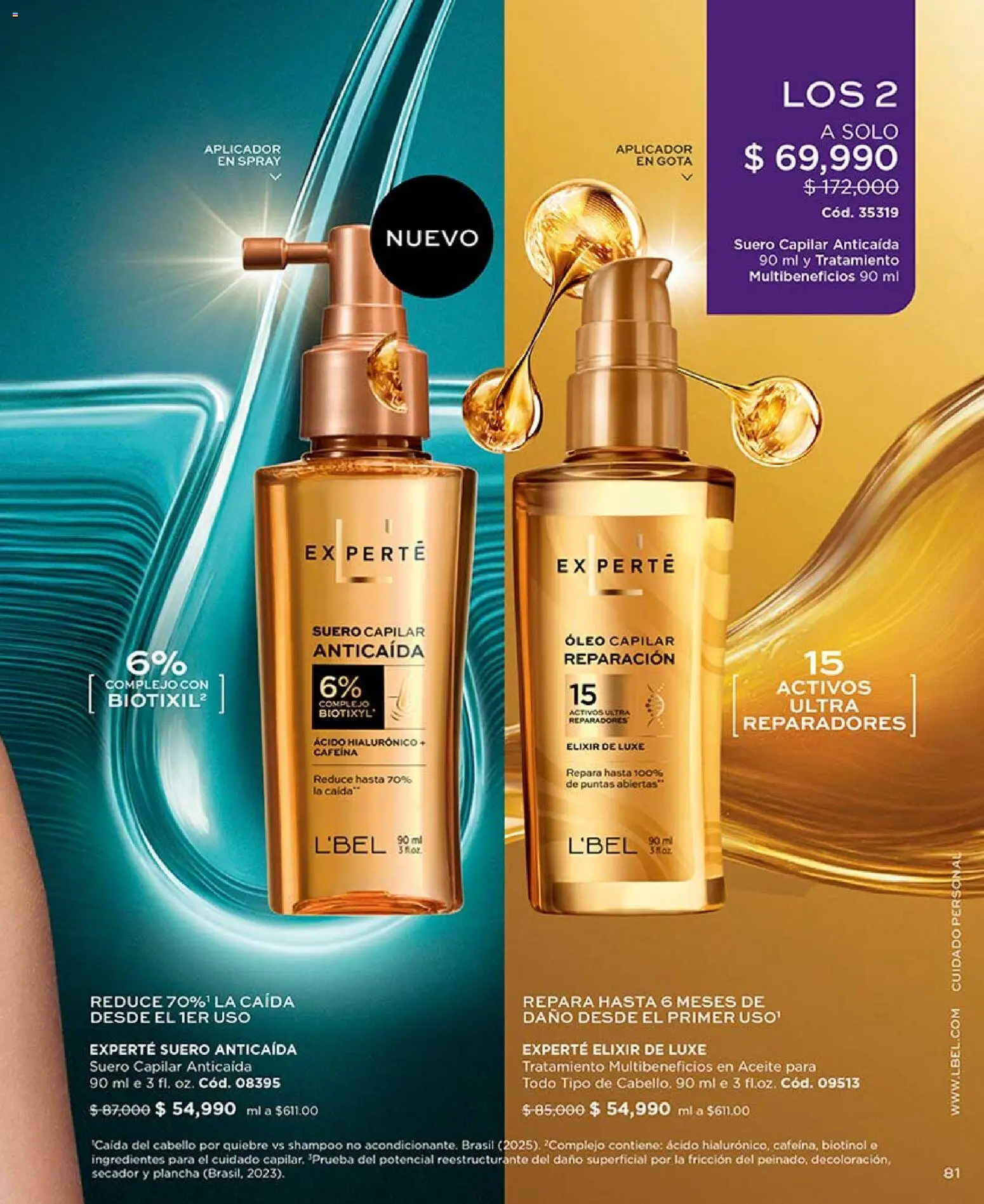 L'Bel revista - valida desde el 04.05.2026 | Página: 85 | Productos: Plancha, Shampoo, Aceite
