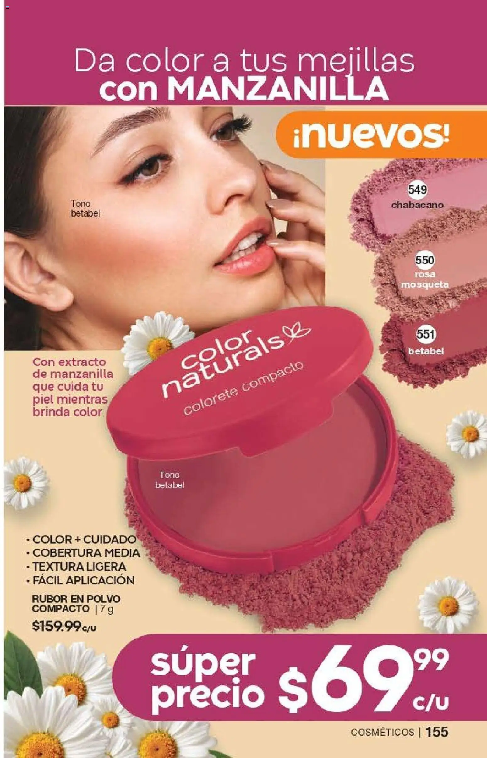 Nuevas ofertas de Fuller válidas en toda la República Mexicana desde el 13.05.2026. ¡Encuentra las mejores ofertas en Fuller campaña 3 2026! | Página: 153 | Productos: Betabel, Polvo compacto, Polvo, Rubor