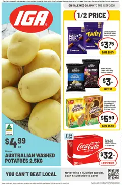 Preview of IGA catalogue Brunswick - valid from 26/08/2026